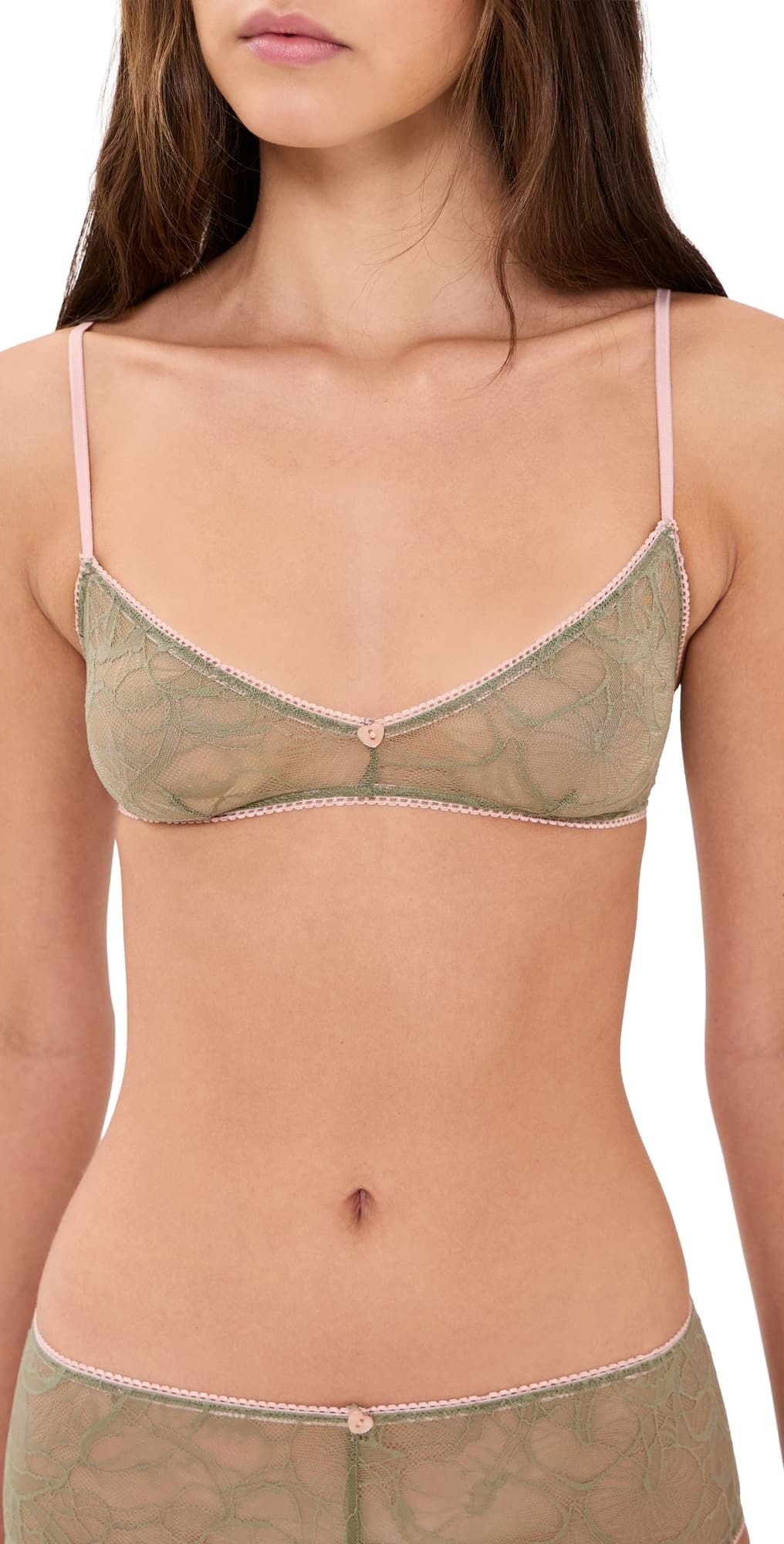 Only Hearts Lora Bralette Moss