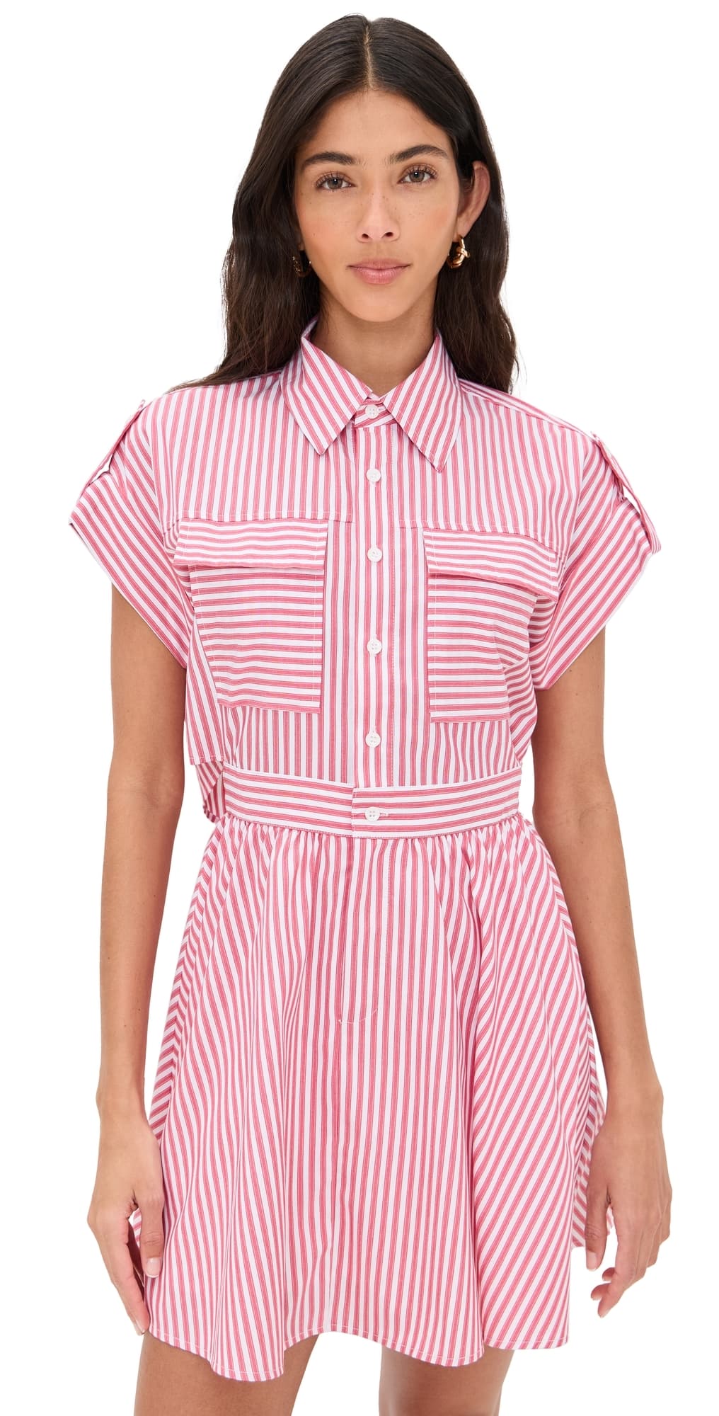o.p.t o. p.t Rowe Dress Red Stripes
