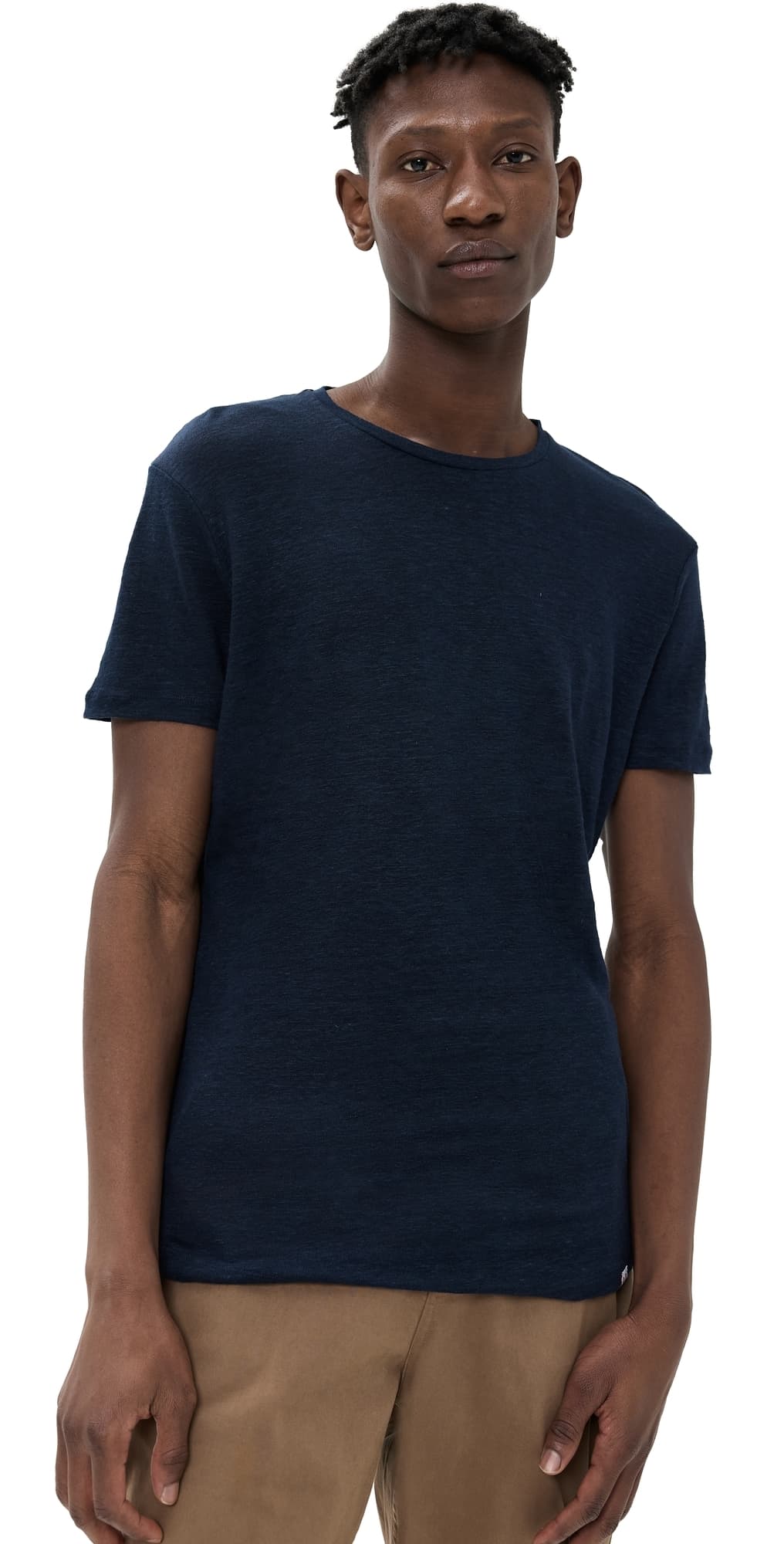Orlebar Brown Linen Tee Navy