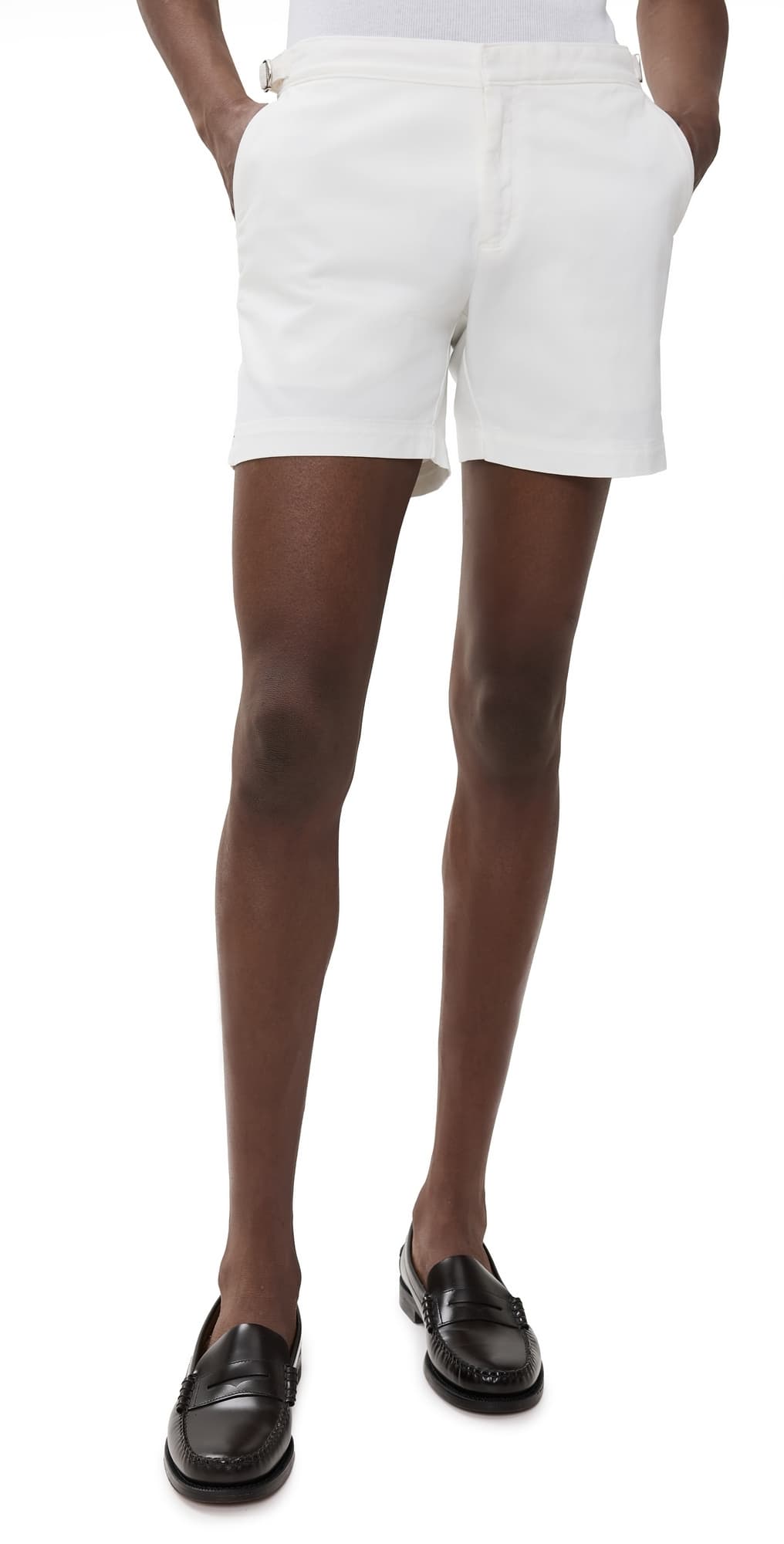 Orlebar Brown Bulldog Stretch Cotton Shorts 5 Sea Mist