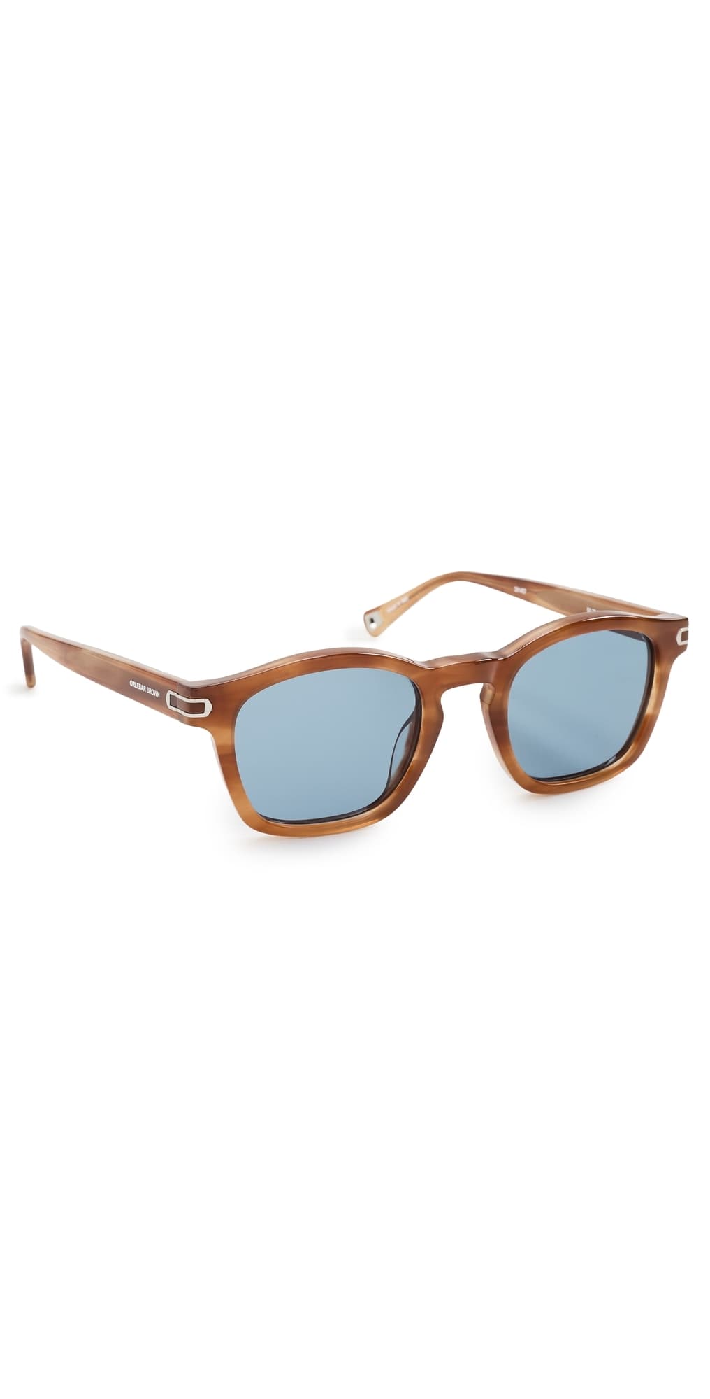 Orlebar Brown The Davey Sunglasses Canela Bark/Blue