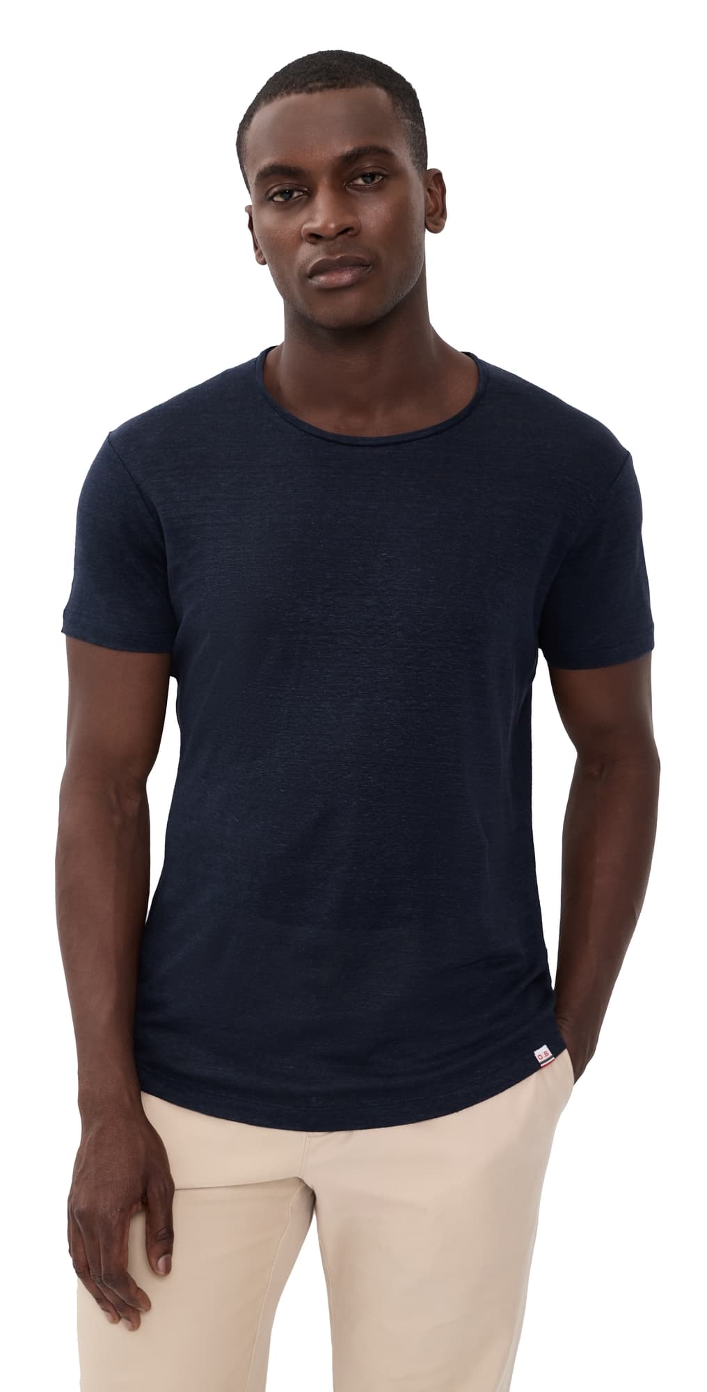 Orlebar Brown Ob-T Linen Tee Night Iris