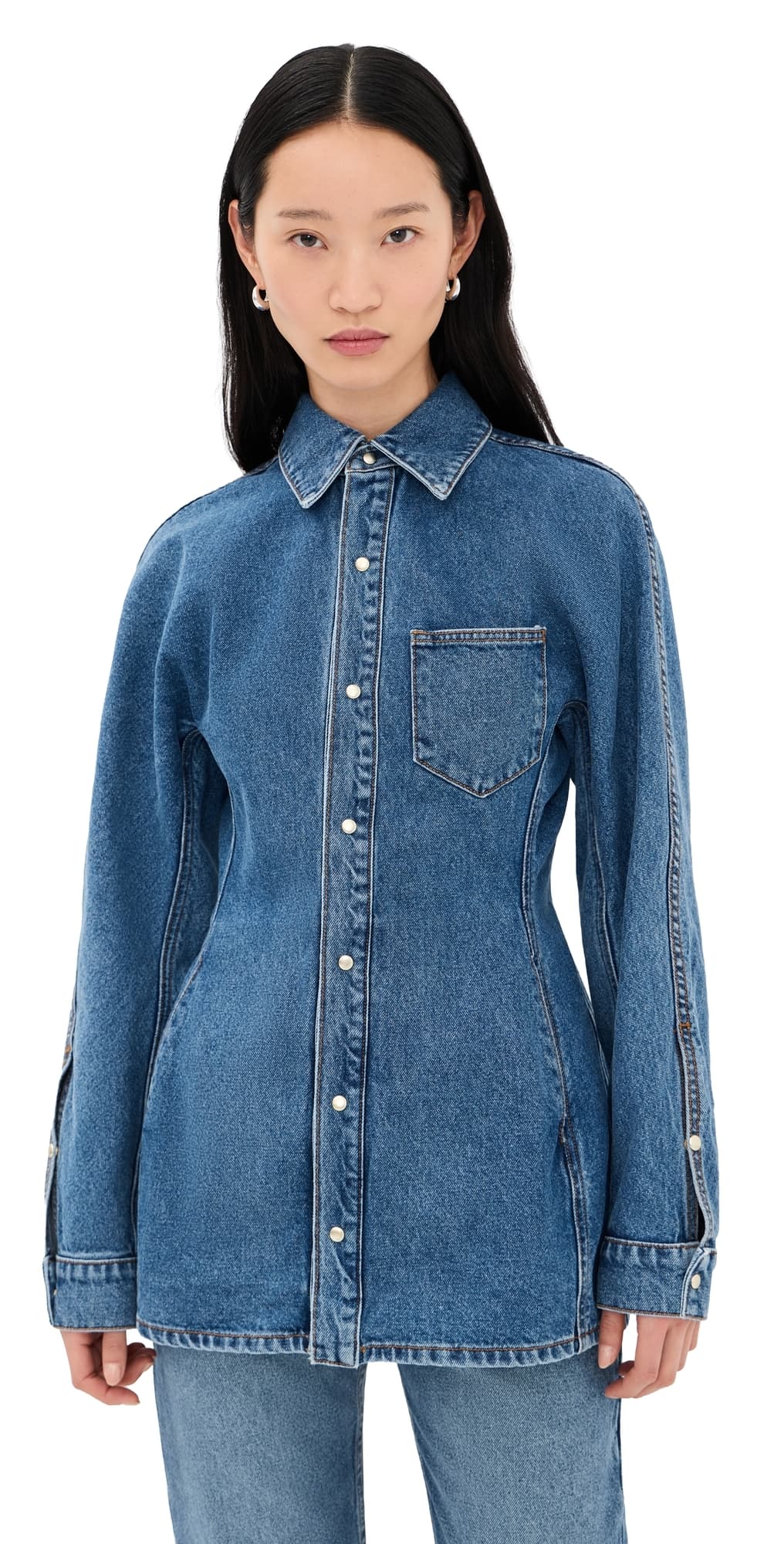Ossou Cinch Shirt Horizon Wash