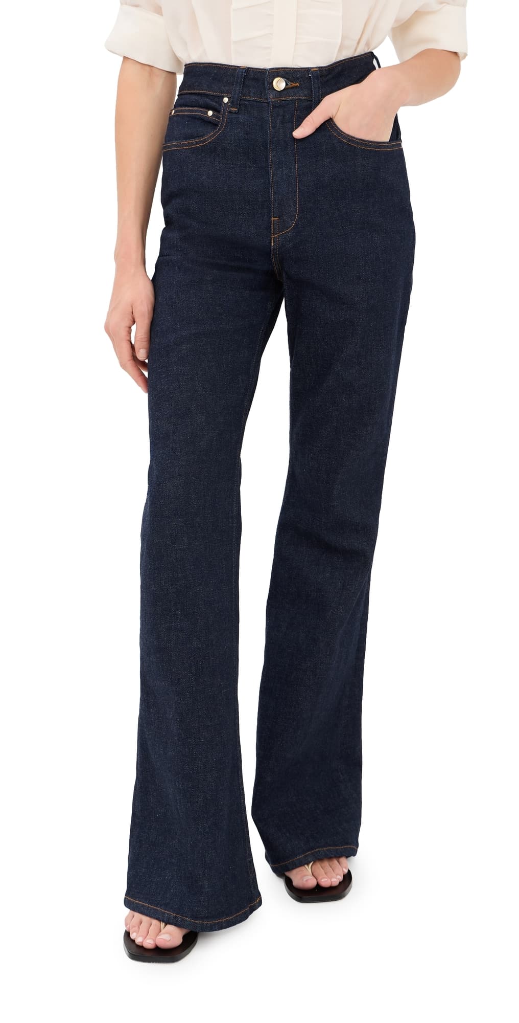 Ossou Spur Bootcut Jeans Sable Wash