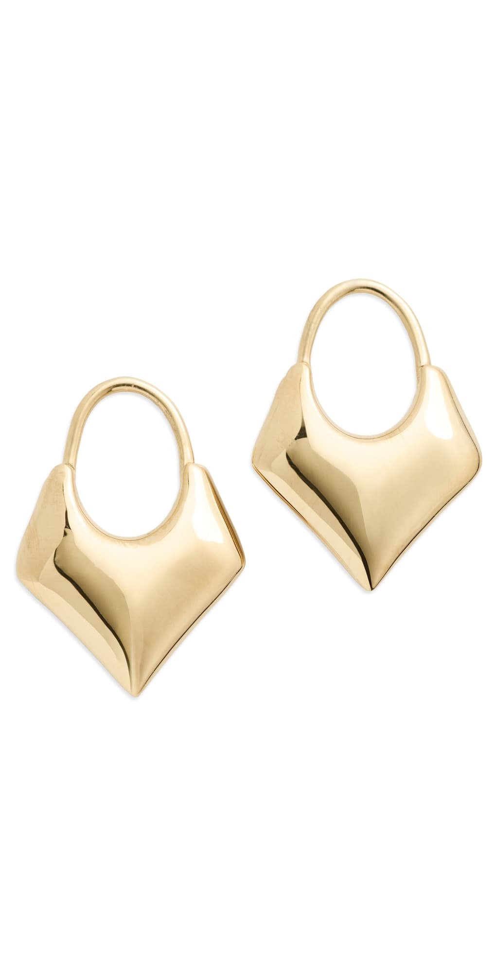 Otiumberg Small Kite Earrings Gold