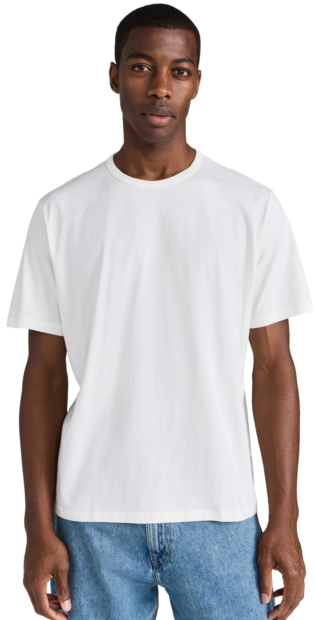Our Legacy New Box T-Shirt White Clean Jersey