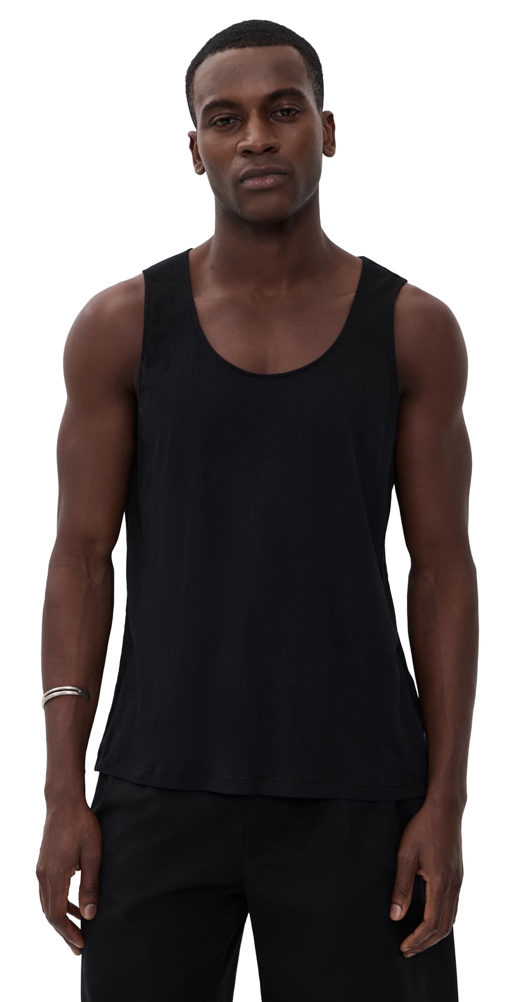 Our Legacy Lightweight Cotton Tank Raven Mist Airveil Cotton