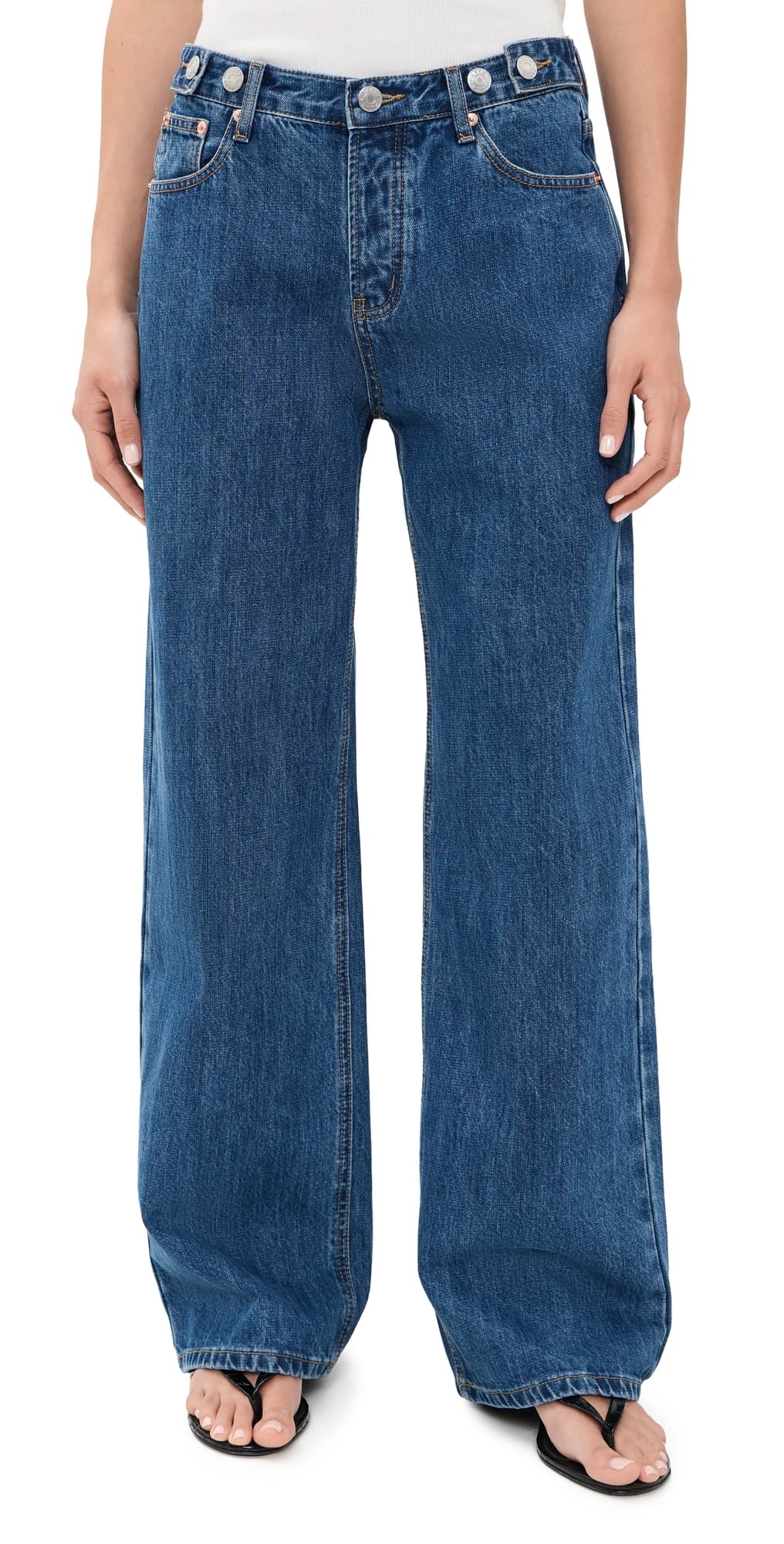 PARKE Adjustable Jeans Medium Wash