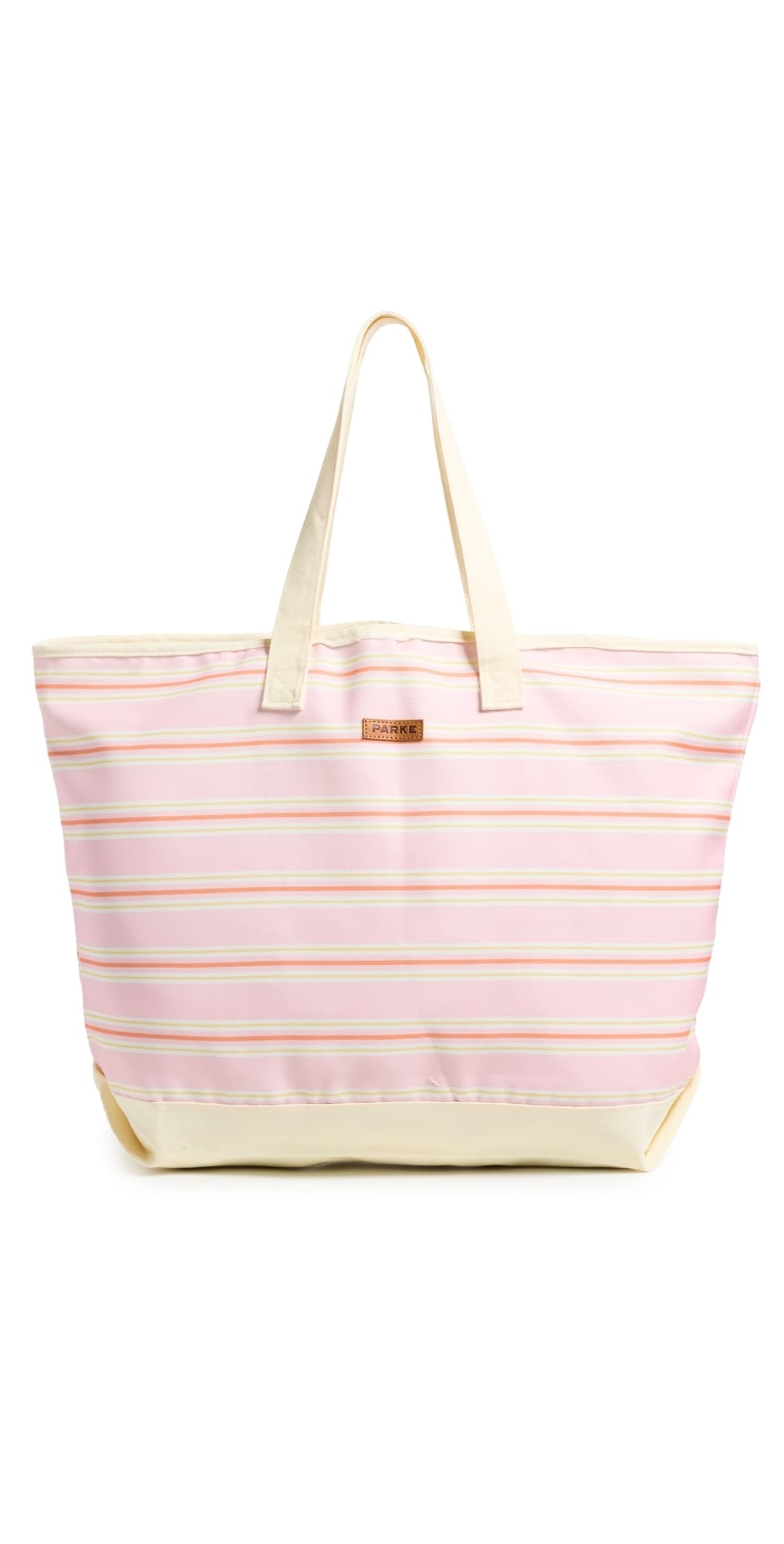 PARKE Oversized Striped Tote Rose Stripe · One Size