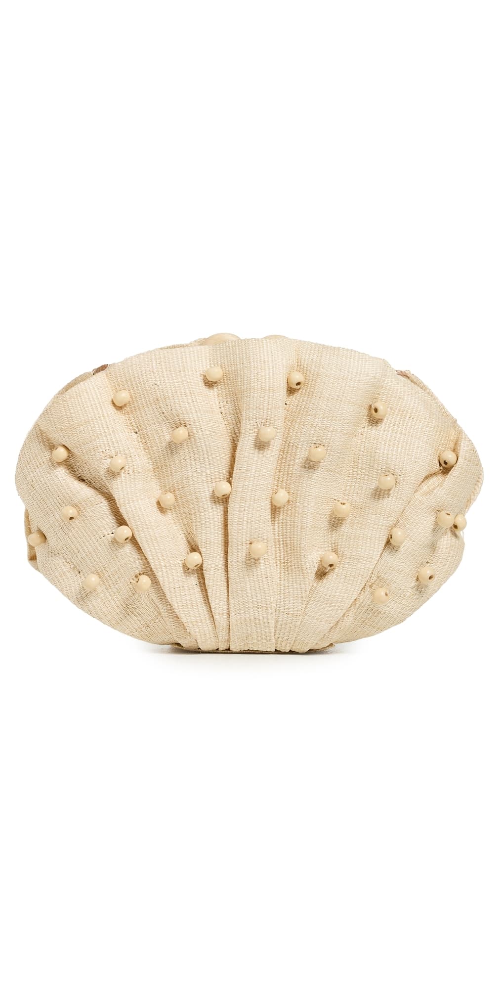 Poolside Bags The Origami Scallop Clutch Natural · One Size