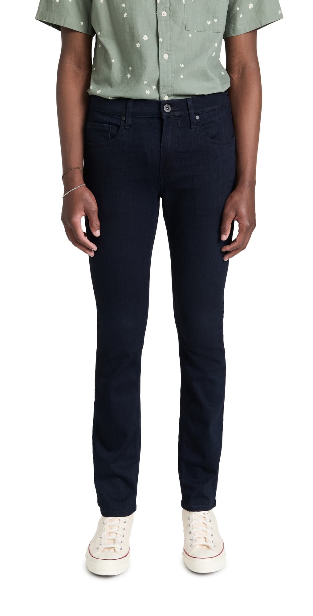PAIGE Federal Transcend Slim Straight Jeans - 34 Inkwell