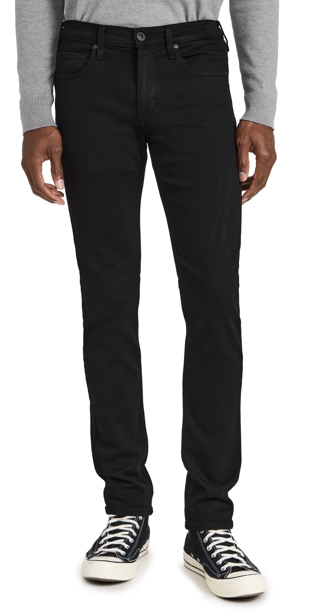 PAIGE Lennox Transcend Slim Jeans 32 Black Shadow
