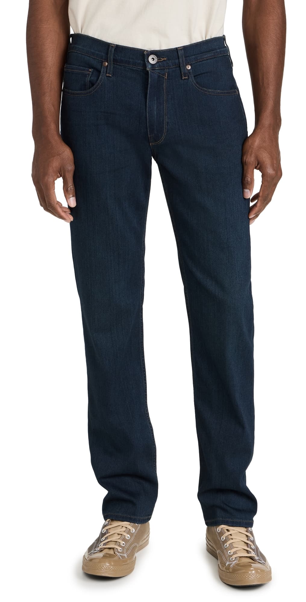 PAIGE Normandie Transcend Straight Jeans - 34 Cellar