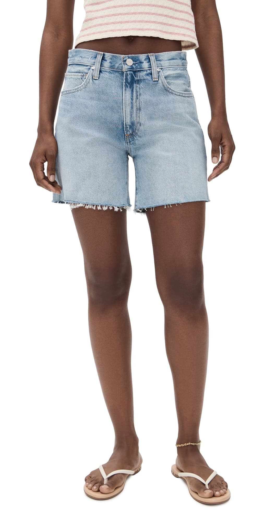 PAIGE Archie Grand Tour Long Shorts Grand Tour
