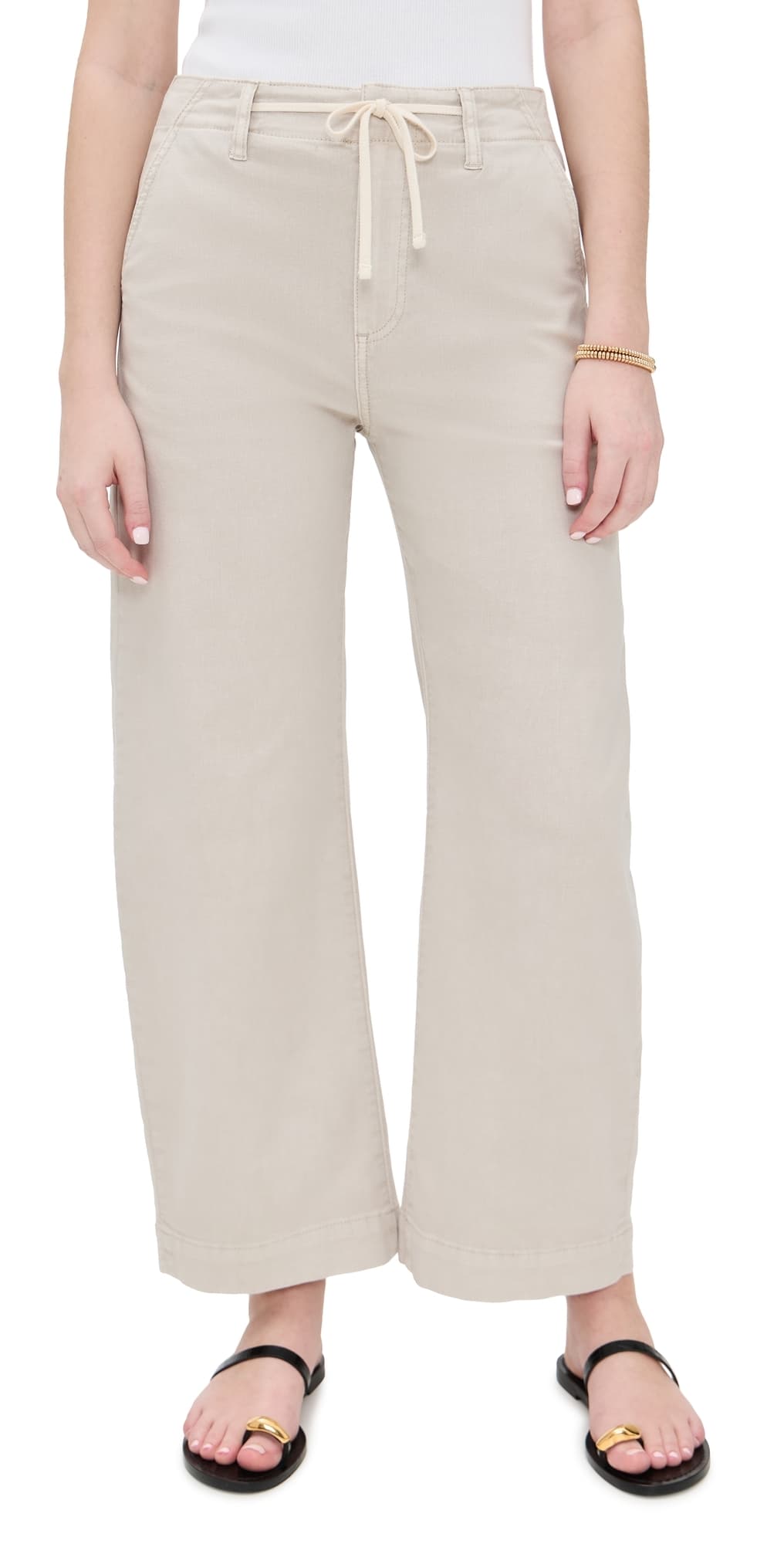 PAIGE Arellia Ankle Jeans with Tie Vintage Pumice Stone