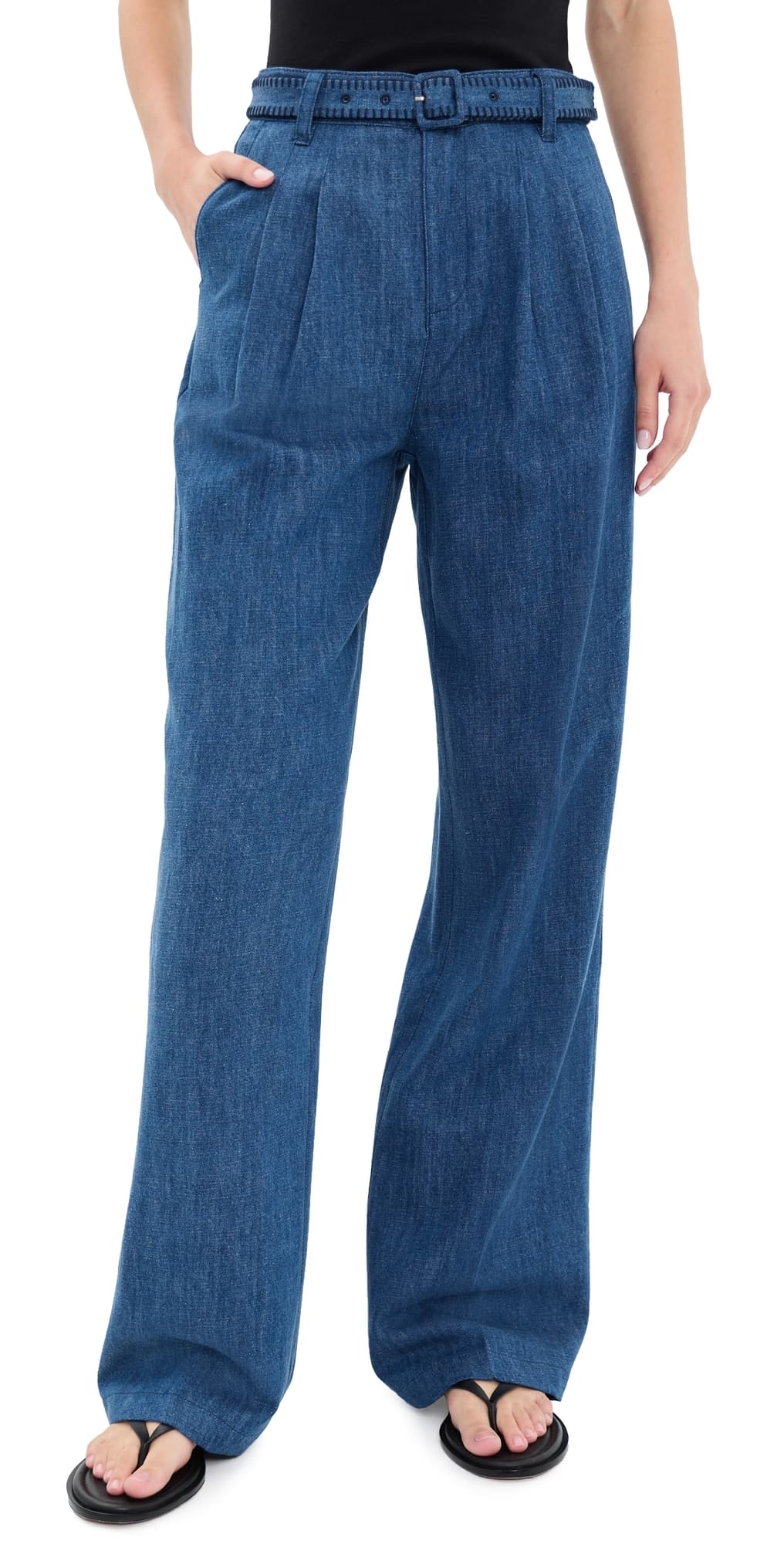 PAIGE Acacia Denim Pants Tidepool