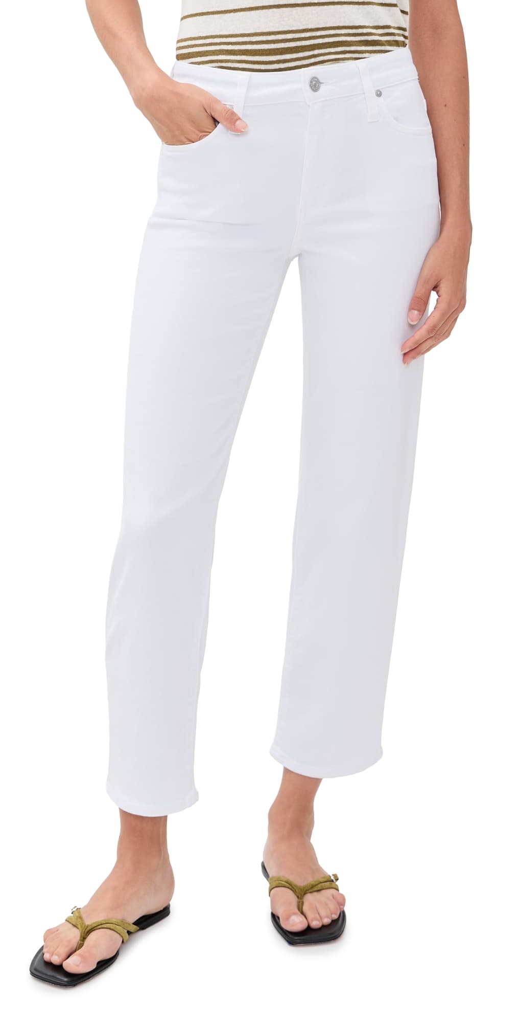 PAIGE Mason Ankle Jeans Crisp White