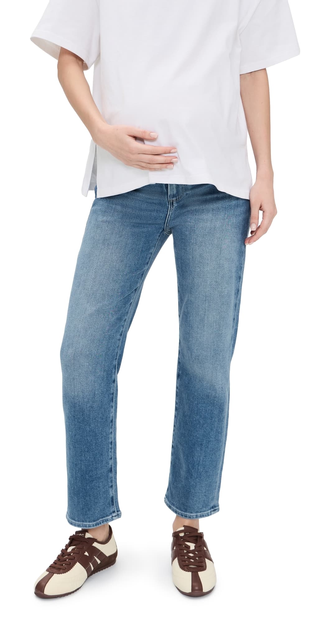 PAIGE Straight Leg Maternity Jeans Big Ben