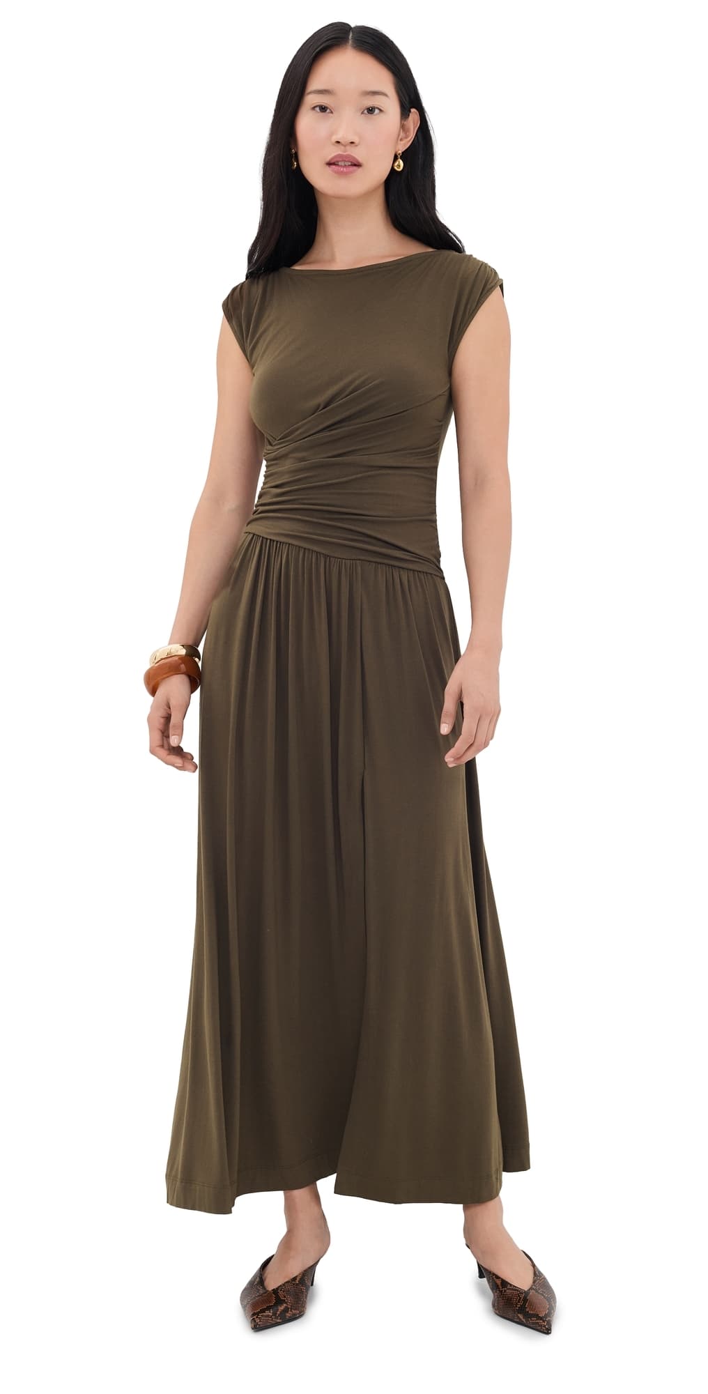 PAIGE Kalindi Dress Fern