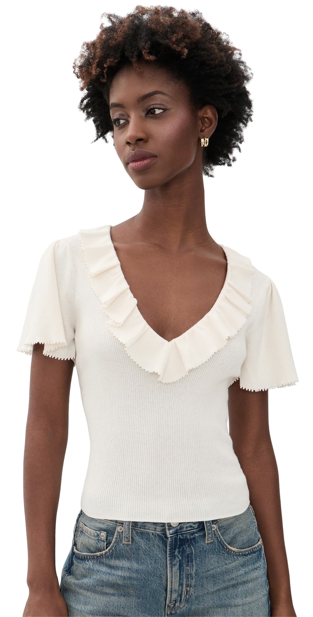 PAIGE Inaya Top Ivory