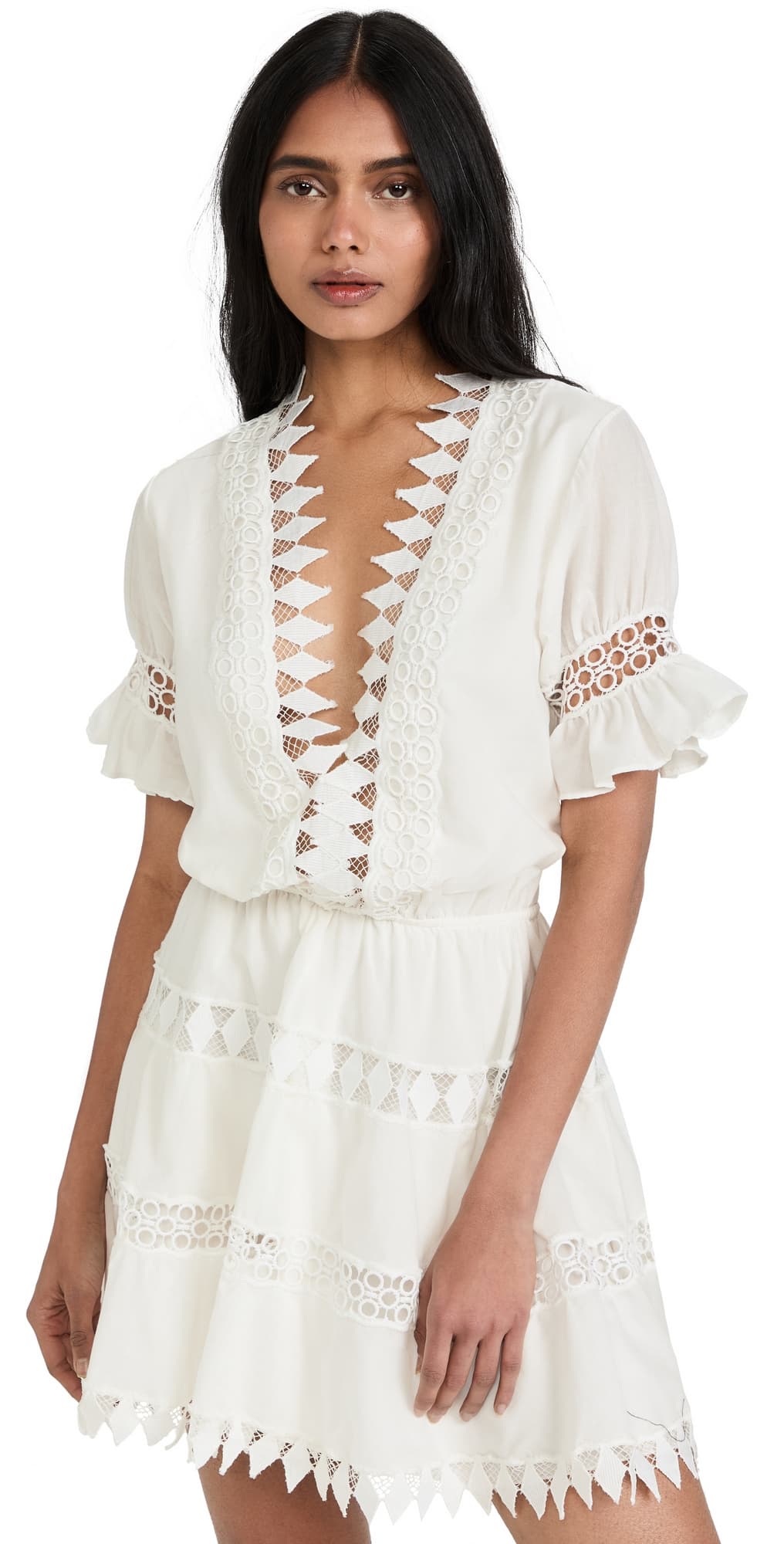 Peixoto Ora Dress White