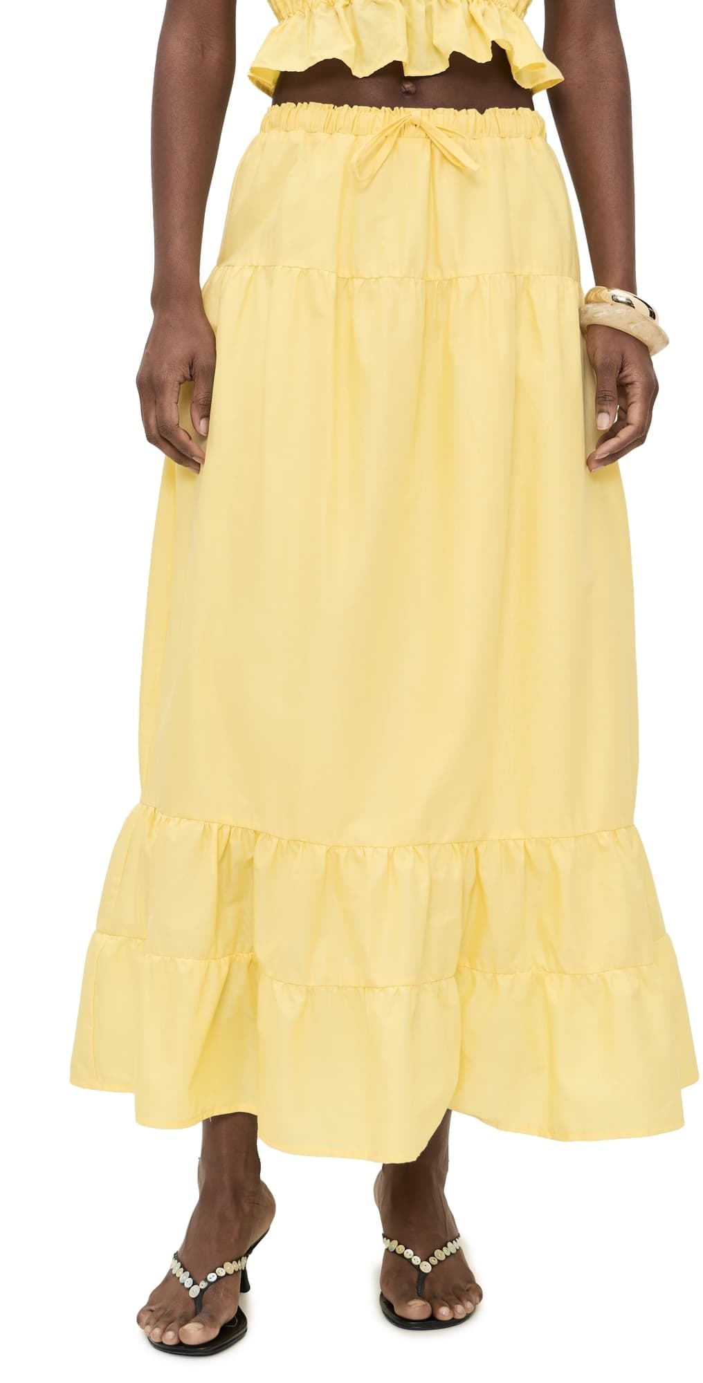 Peixoto Riley Maxi Skirt Honeycomb
