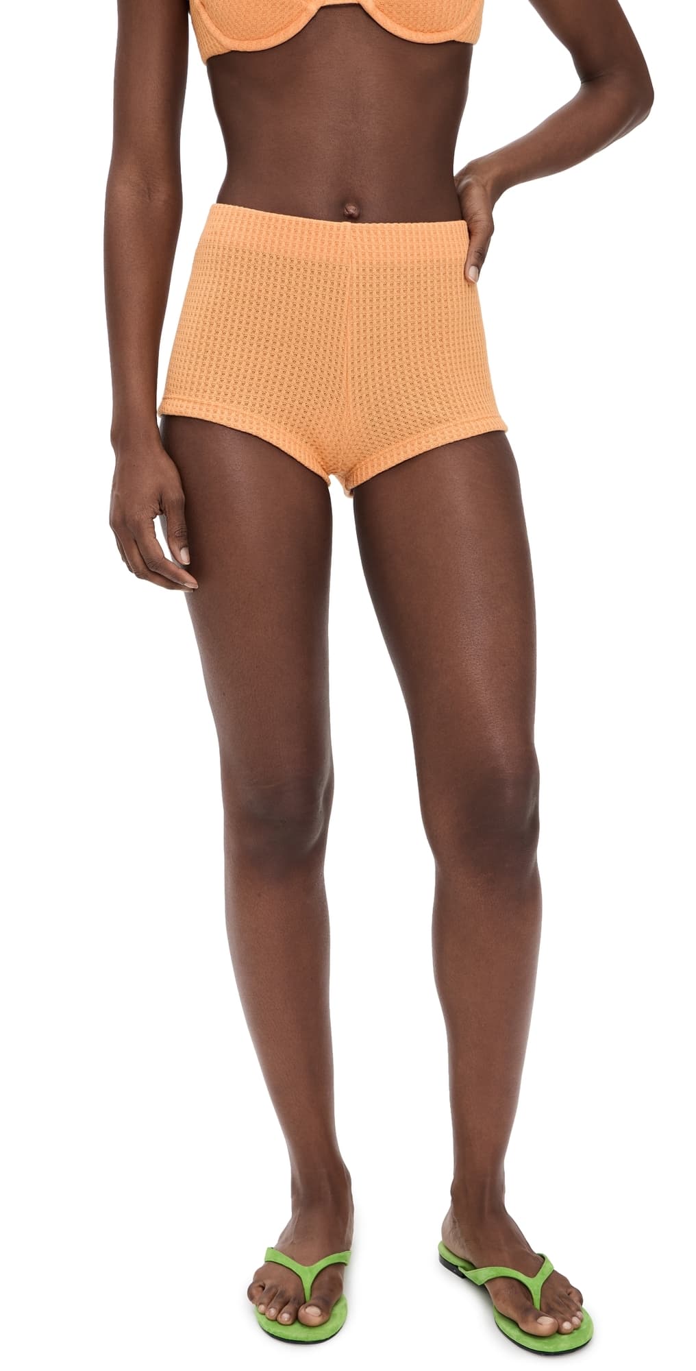 Peixoto Ciara Mini Bikini Shorts Apricot