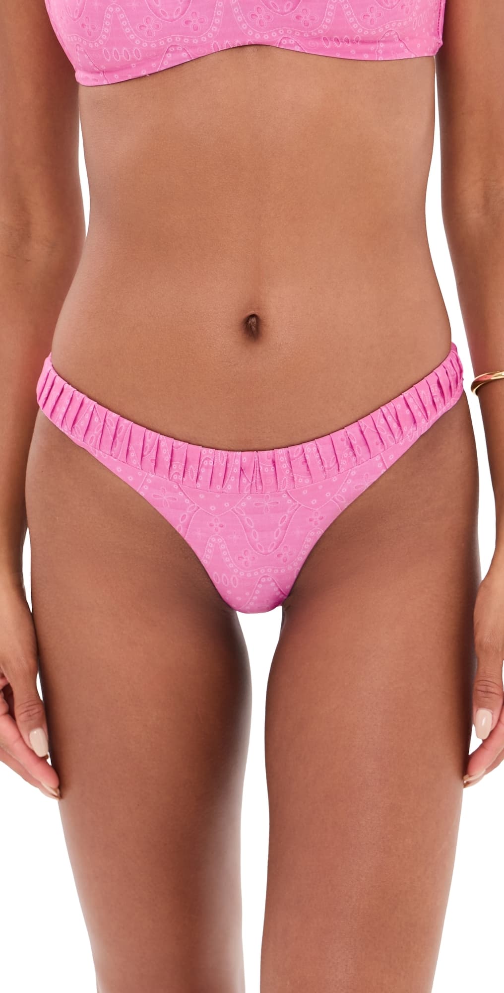 Peixoto Millie Bikini Bottoms Rodeo Rose