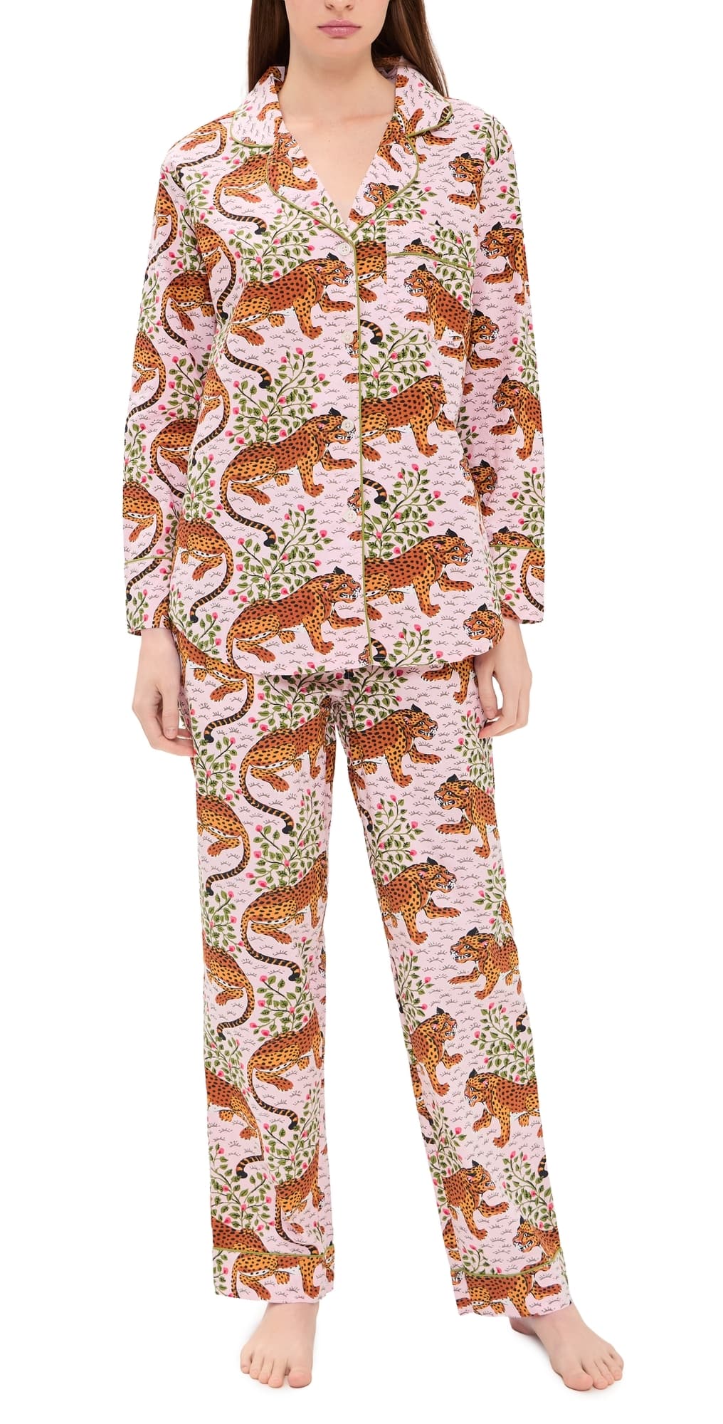 Printfresh Bagheera Long Pajama Set Blush
