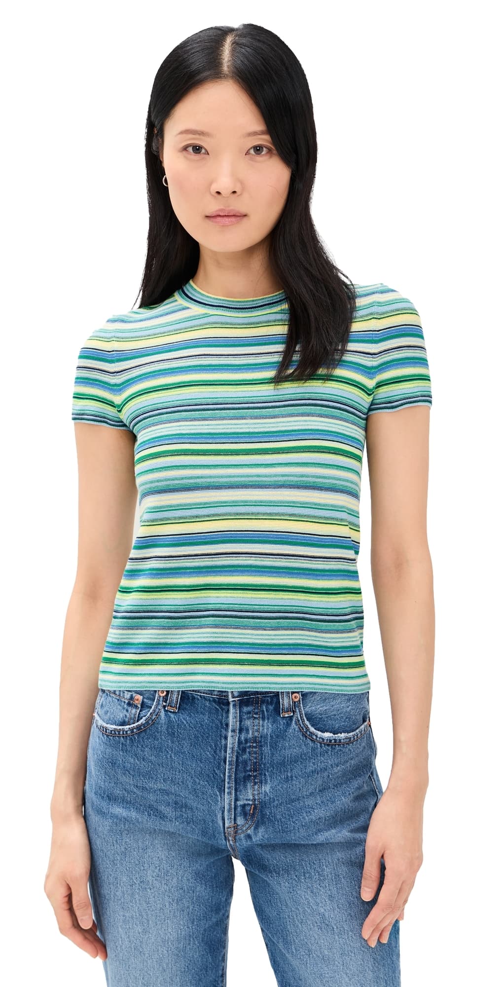 Pistola Selene Tee Blue Green Multi · XS
