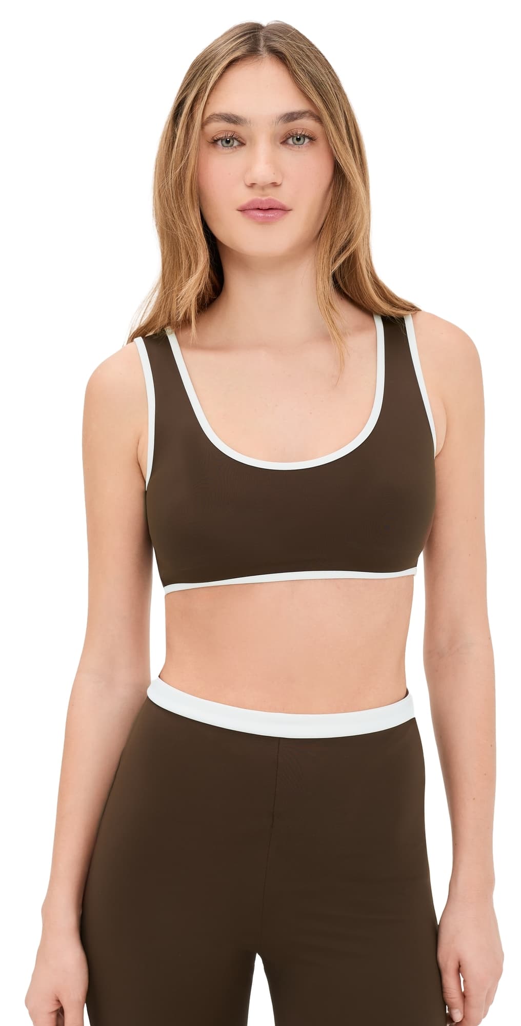 Port De Bras Paola Sports Bra Dark Chocolate