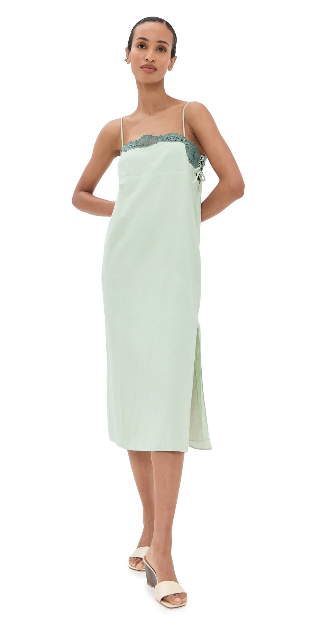 POSSE Darya Dress Green