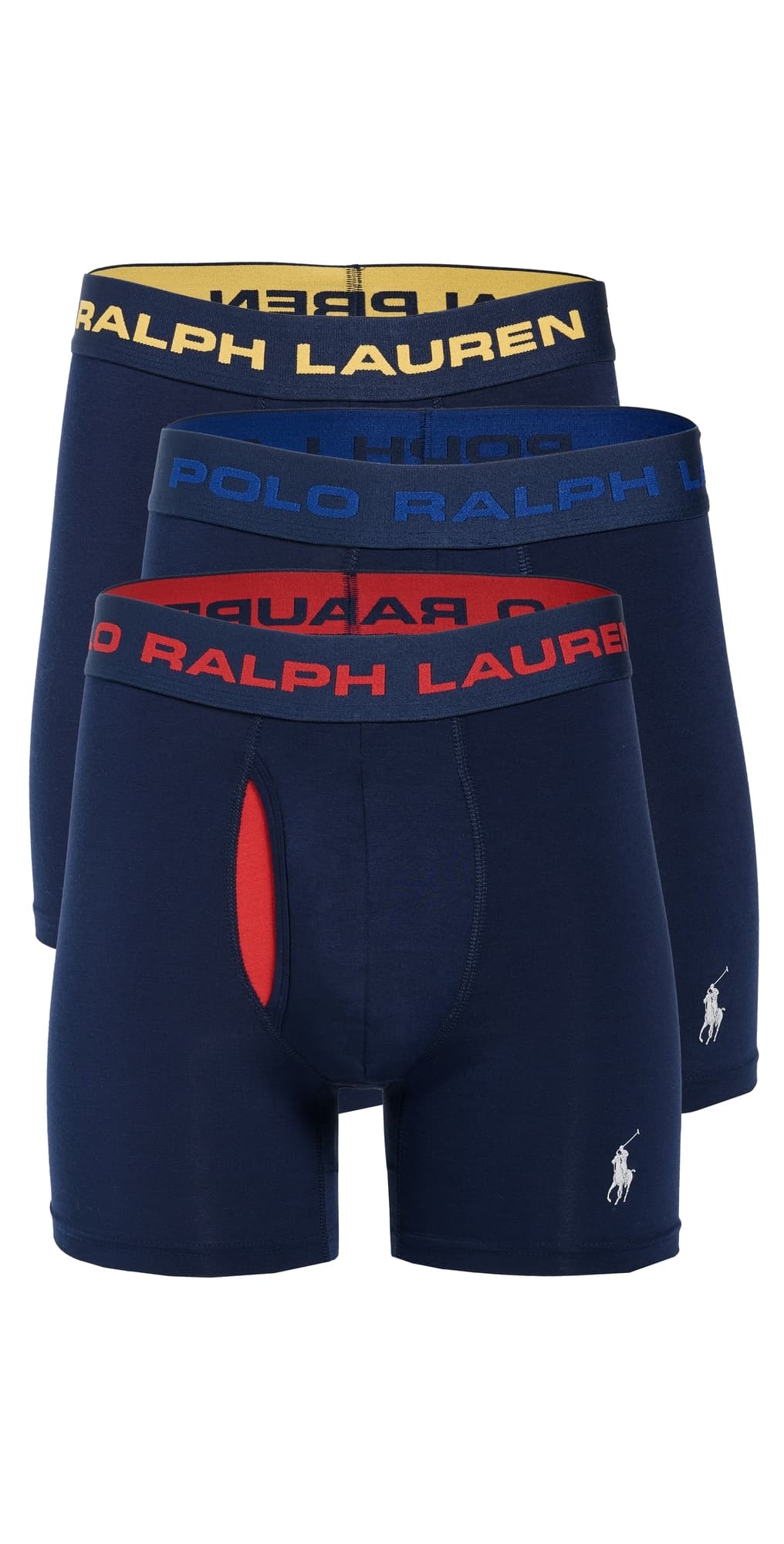 Polo Ralph Lauren Underwear Perfect Pouch Modal Boxer Briefs 3 Pack Cruise Navy