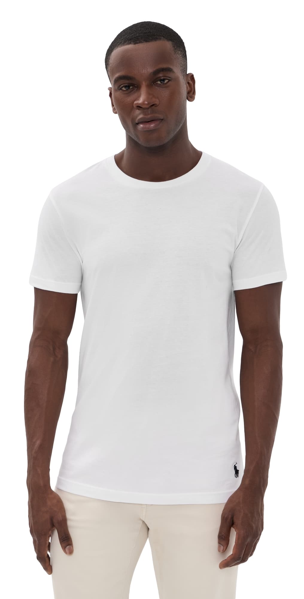 Polo Ralph Lauren Underwear Classic Fit Cotton Crew Tee 3 Pack White