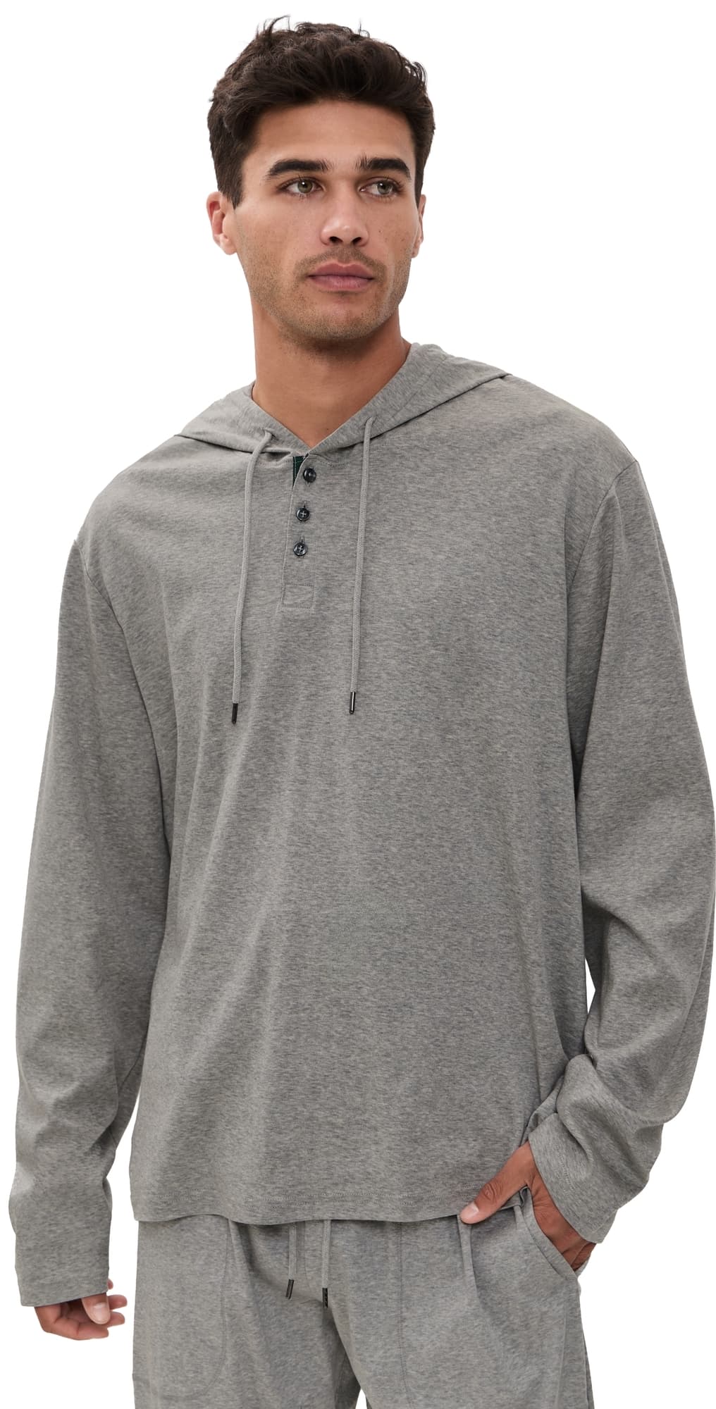 Polo Ralph Lauren Underwear Mercerized Cotton Hoodie Andover Heather