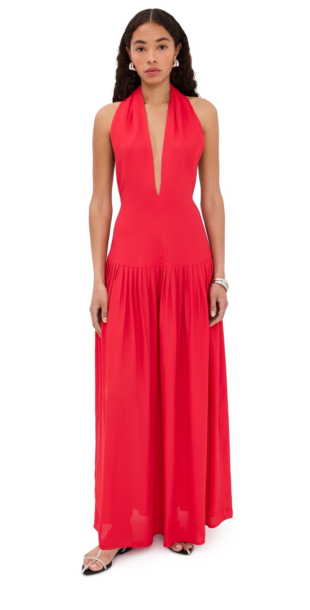 Proenza Schouler Tala Dress Tomato