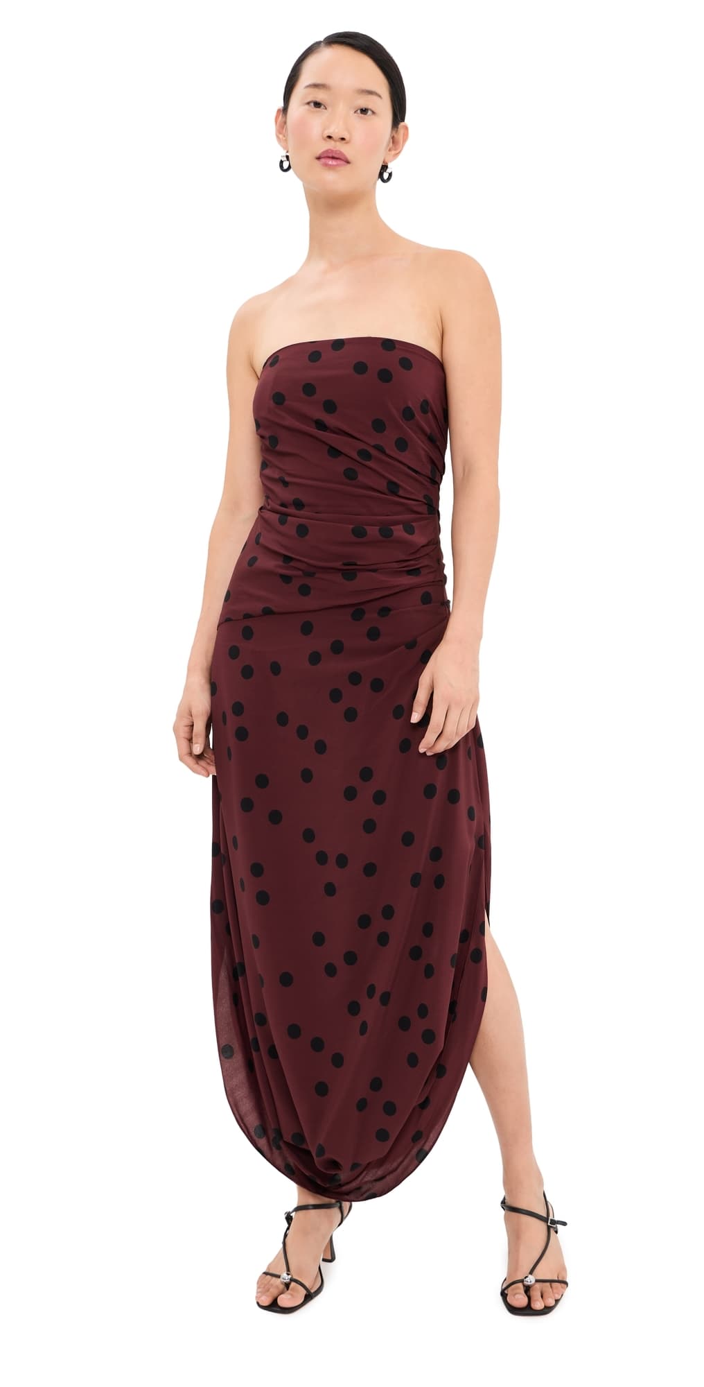 Proenza Schouler Nayara Dress Espresso Multi