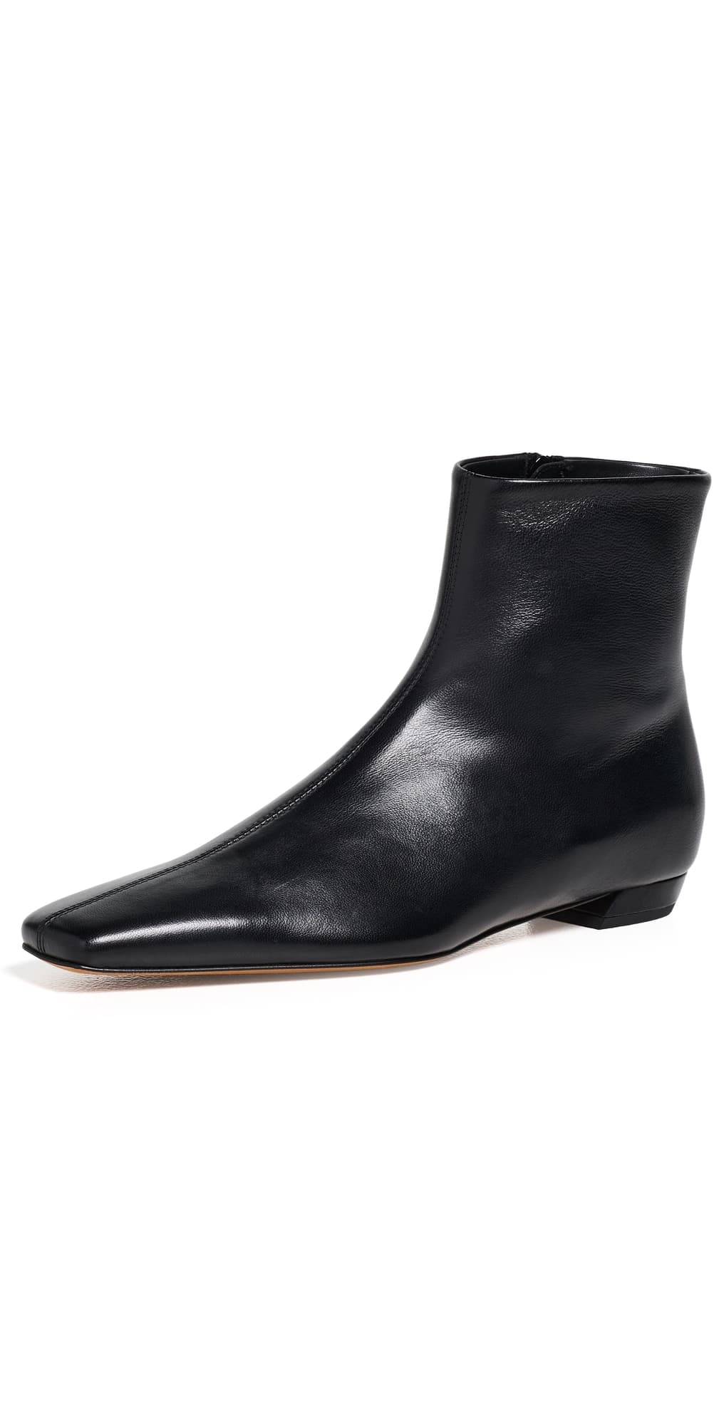 Proenza Schouler Trap Flat Ankle Boots Black