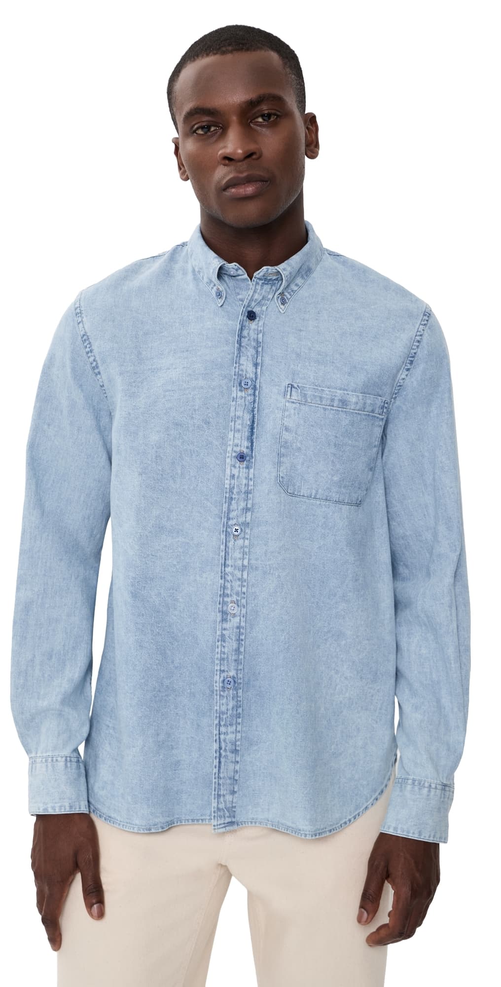 PS Paul Smith Long Sleeve Casual Fit Shirt Medium Blue