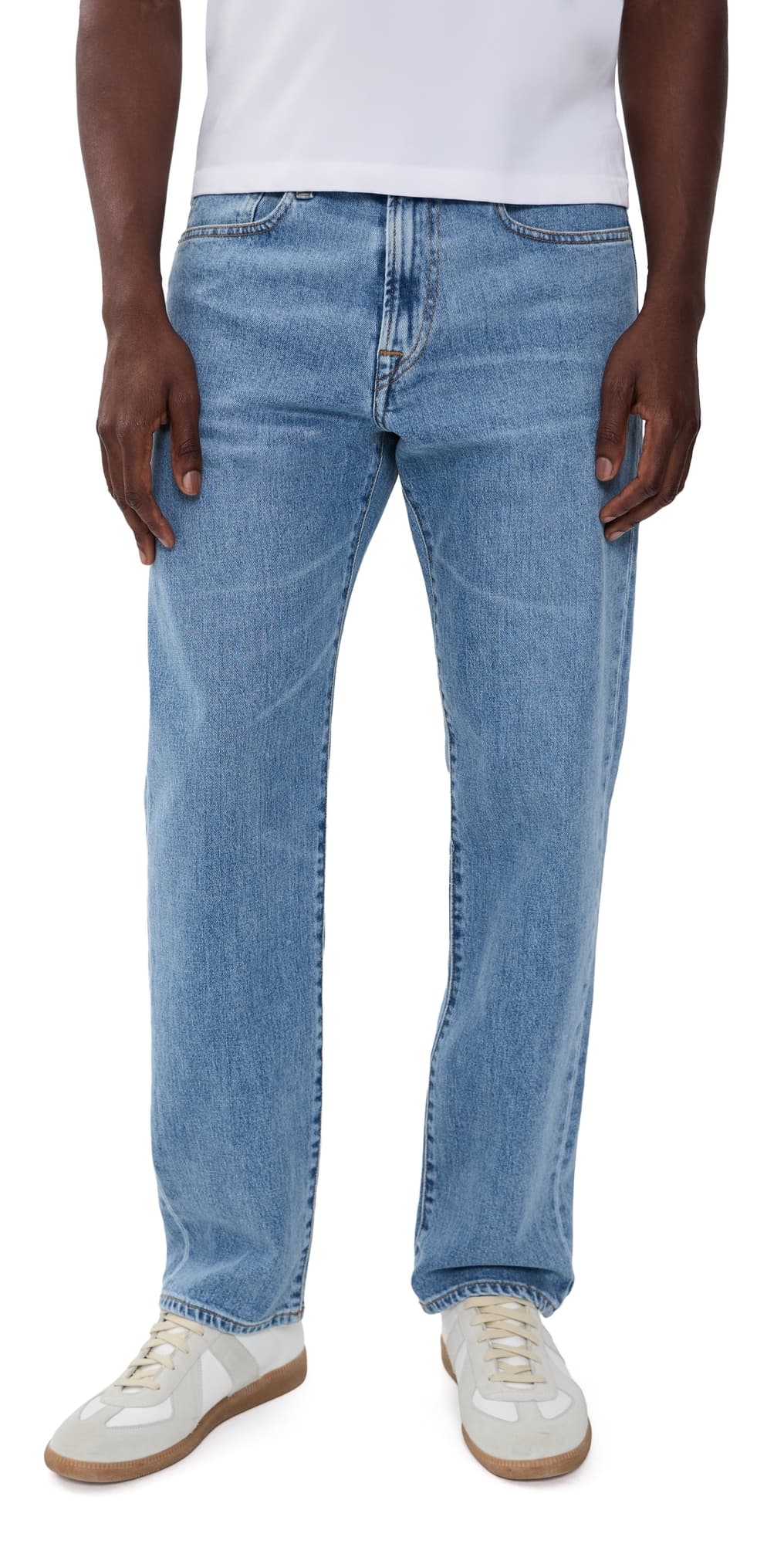 PS Paul Smith Relaxed Taper Fit Jeans Medium Blue