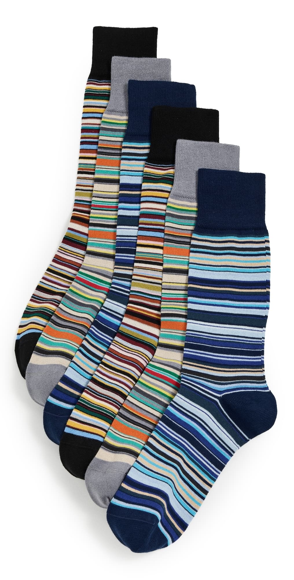 Paul Smith Signature Sock 6 Pack Multi · One Size