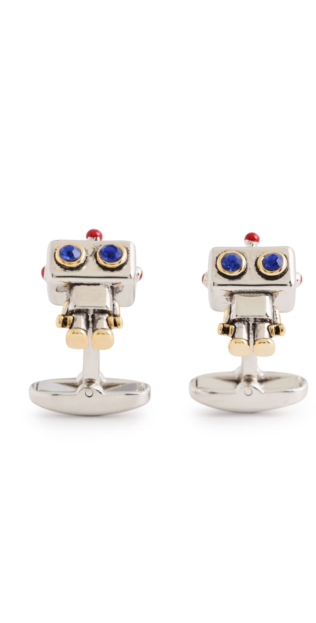 Paul Smith Robot Cufflinks Silver · One Size