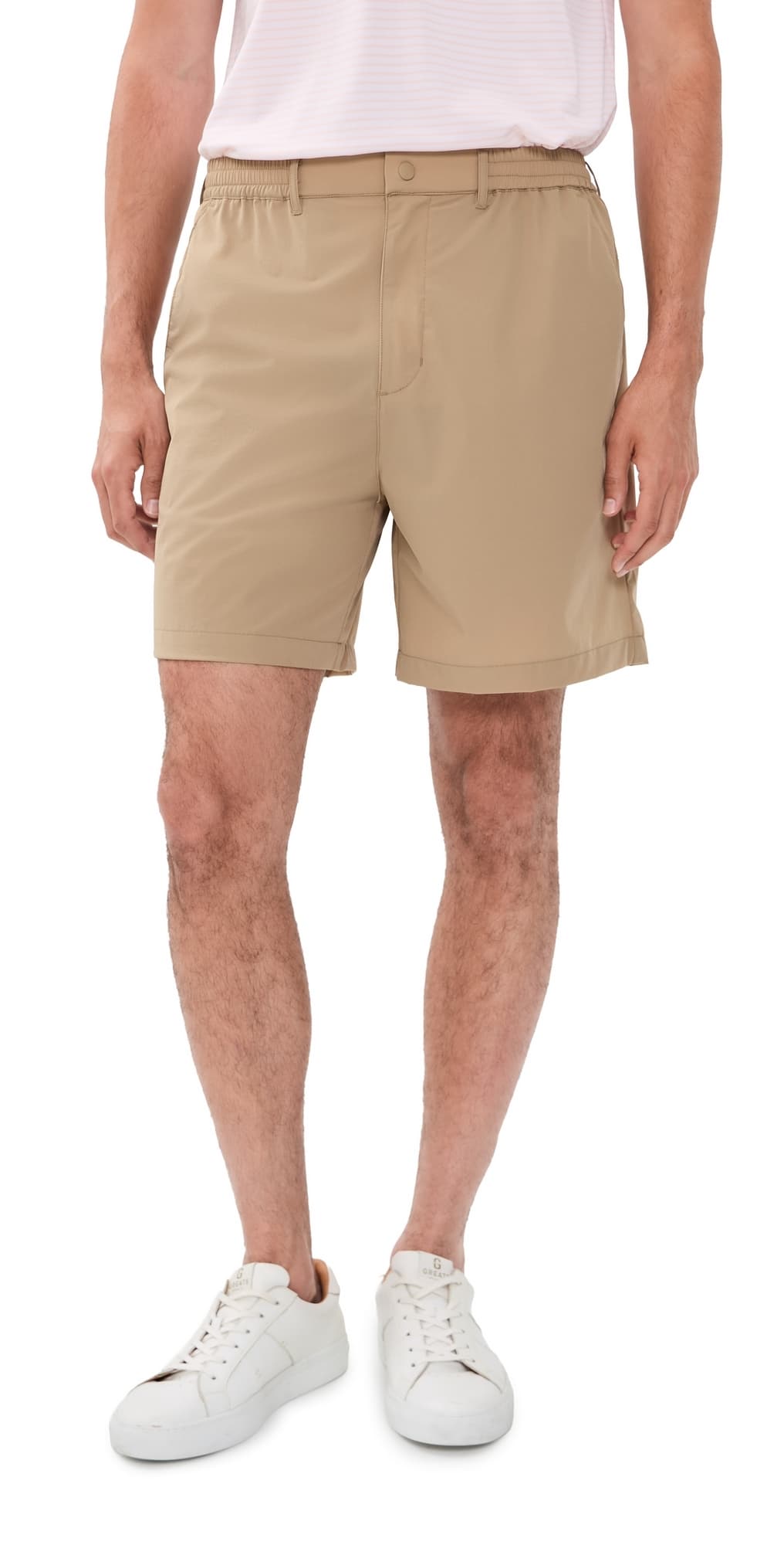 Quiet Golf Tech Nylon Shorts 6.75 Taupe