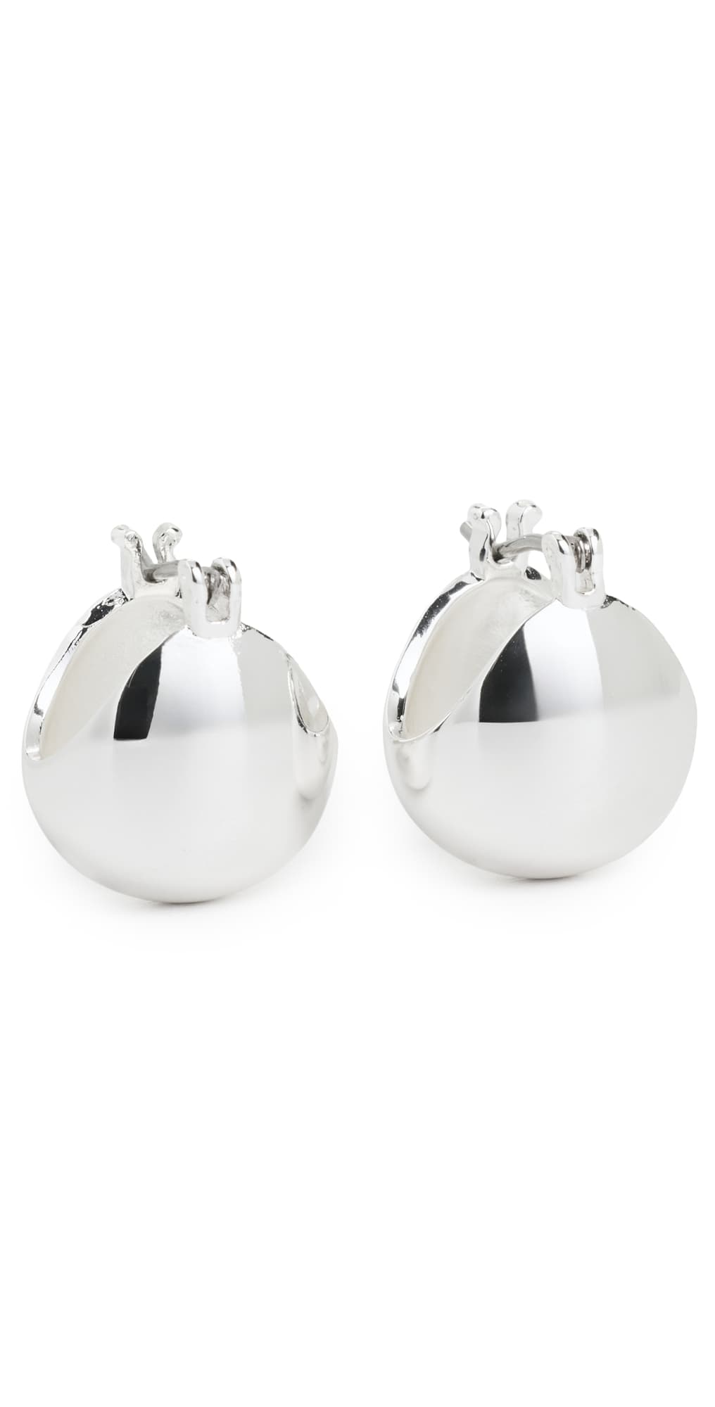 Rachel Comey Baby Keel Hoops Silver