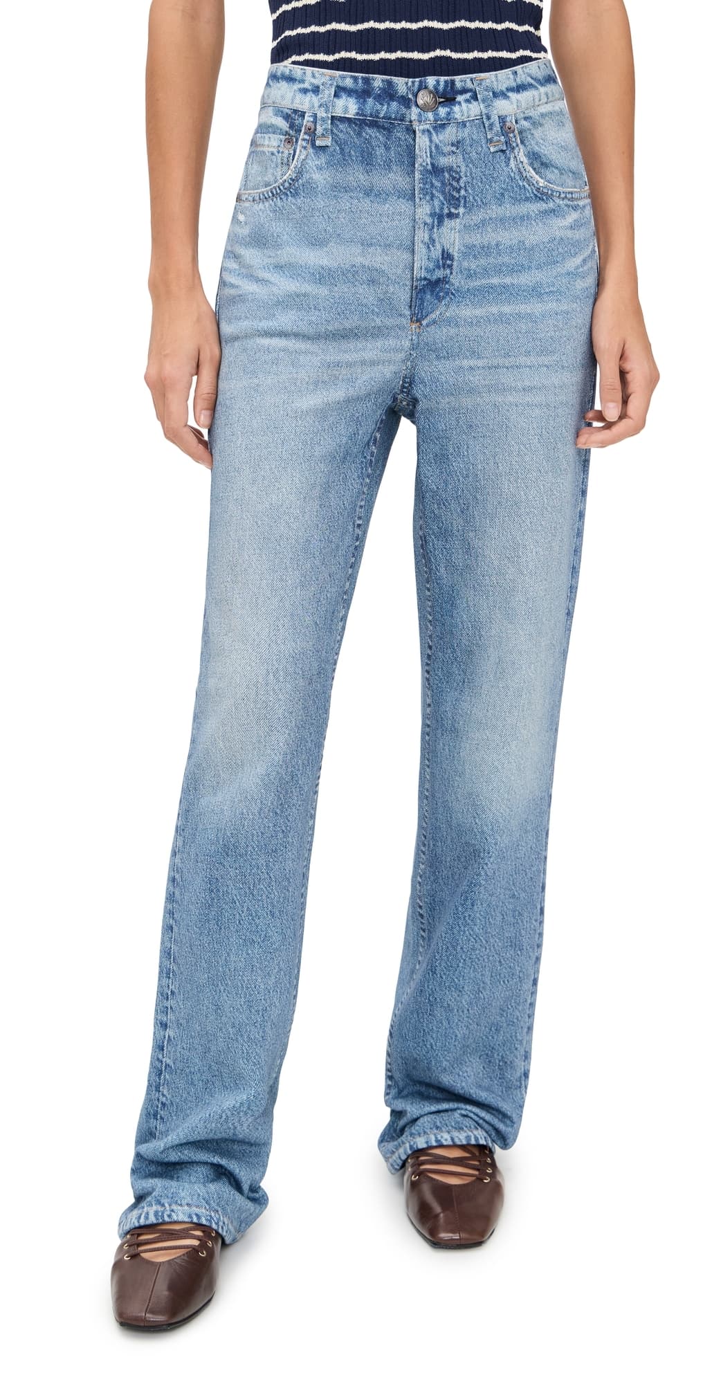 rag & bone Rb Miramar Terry Shea Straight Pants Tessa