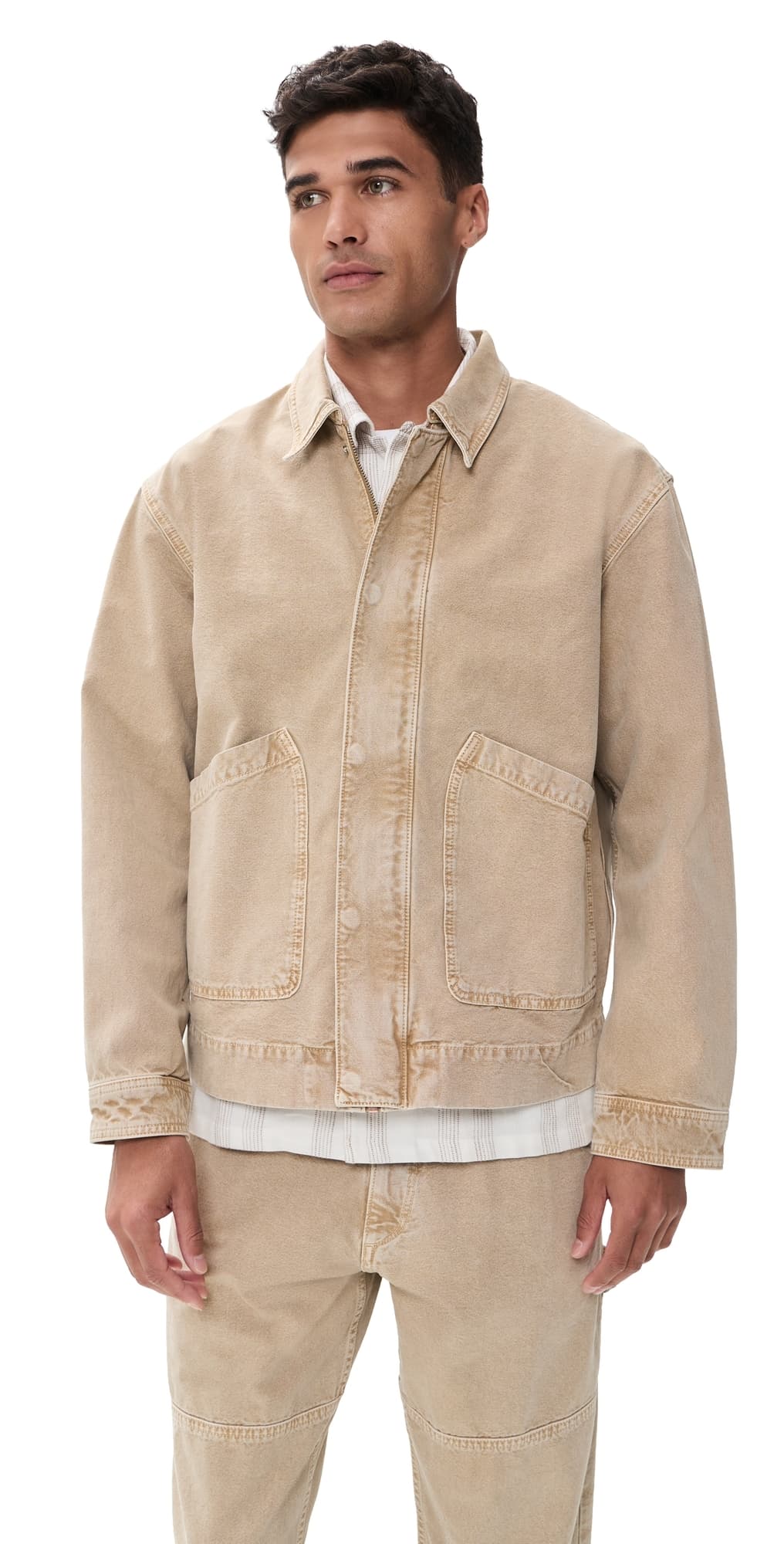 rag & bone Canvas Hudson Jacket Antitaupe