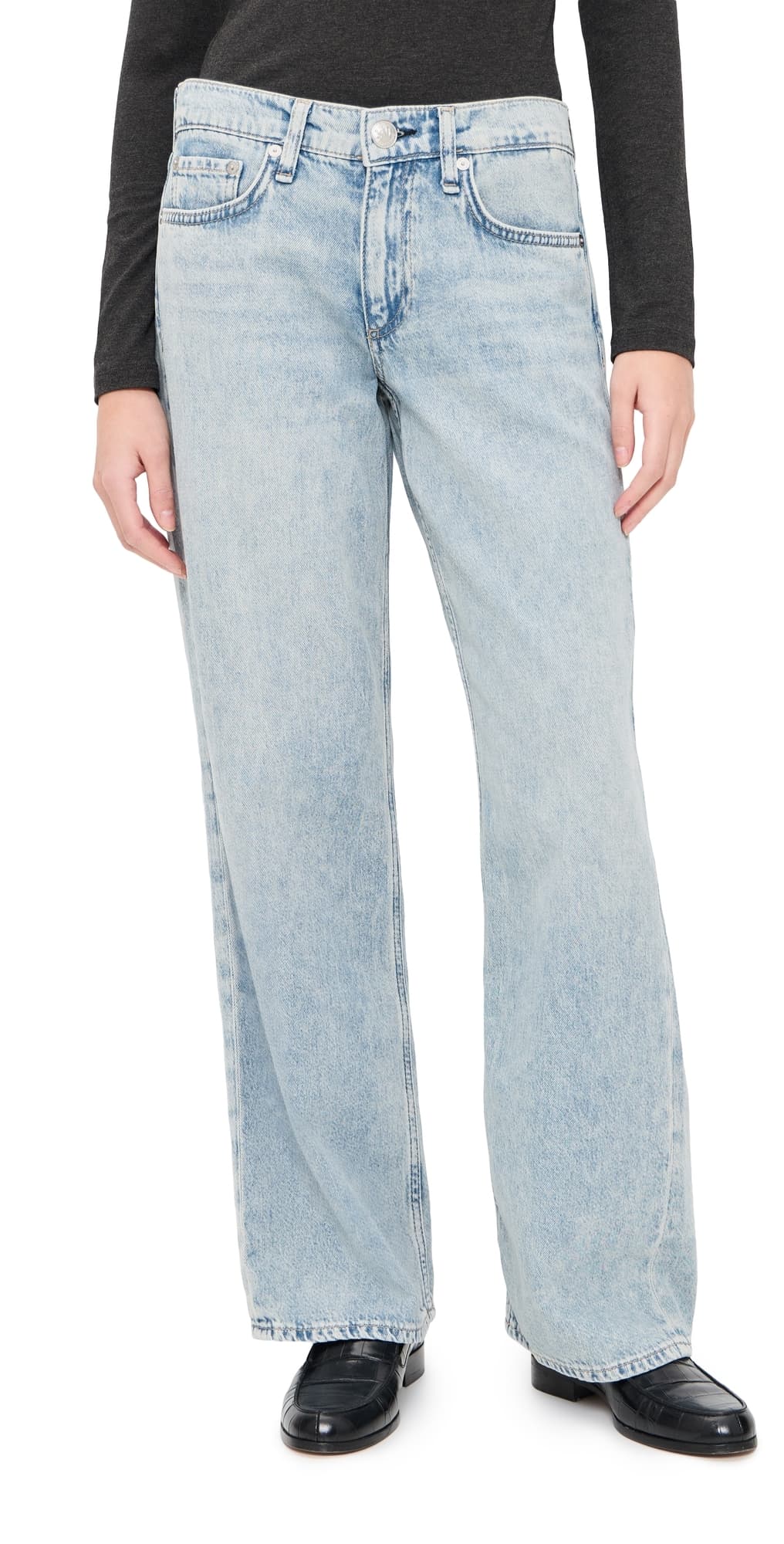 rag & bone Featherweight Cam Ankle Straight Jeans Ludlow