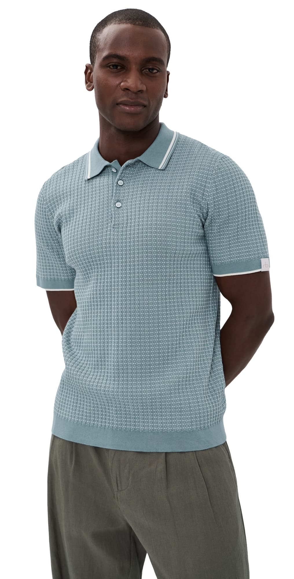 rag & bone Harvey Rib Polo Stel