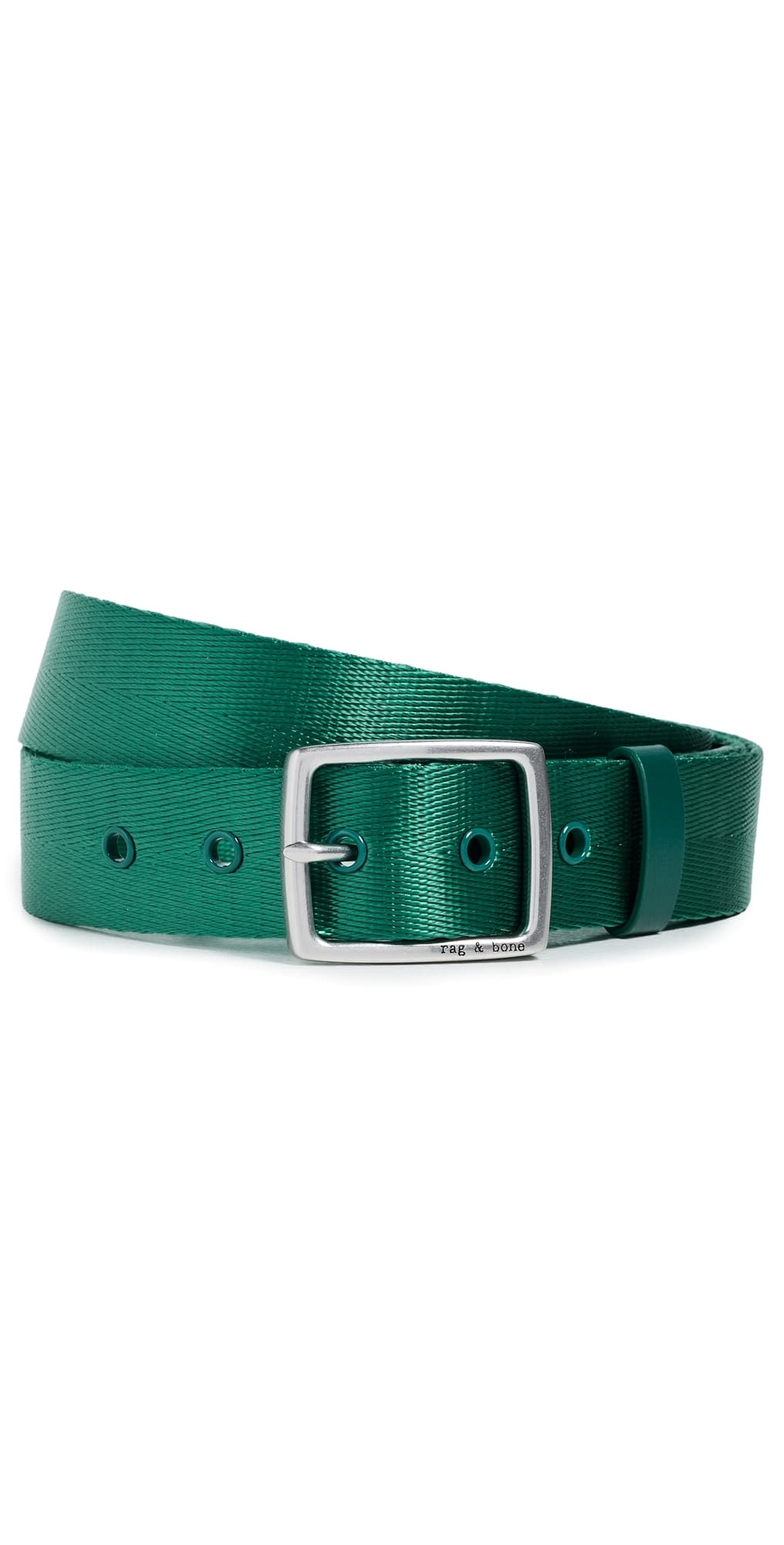 rag & bone Sport Boyfriend Belt Emerald
