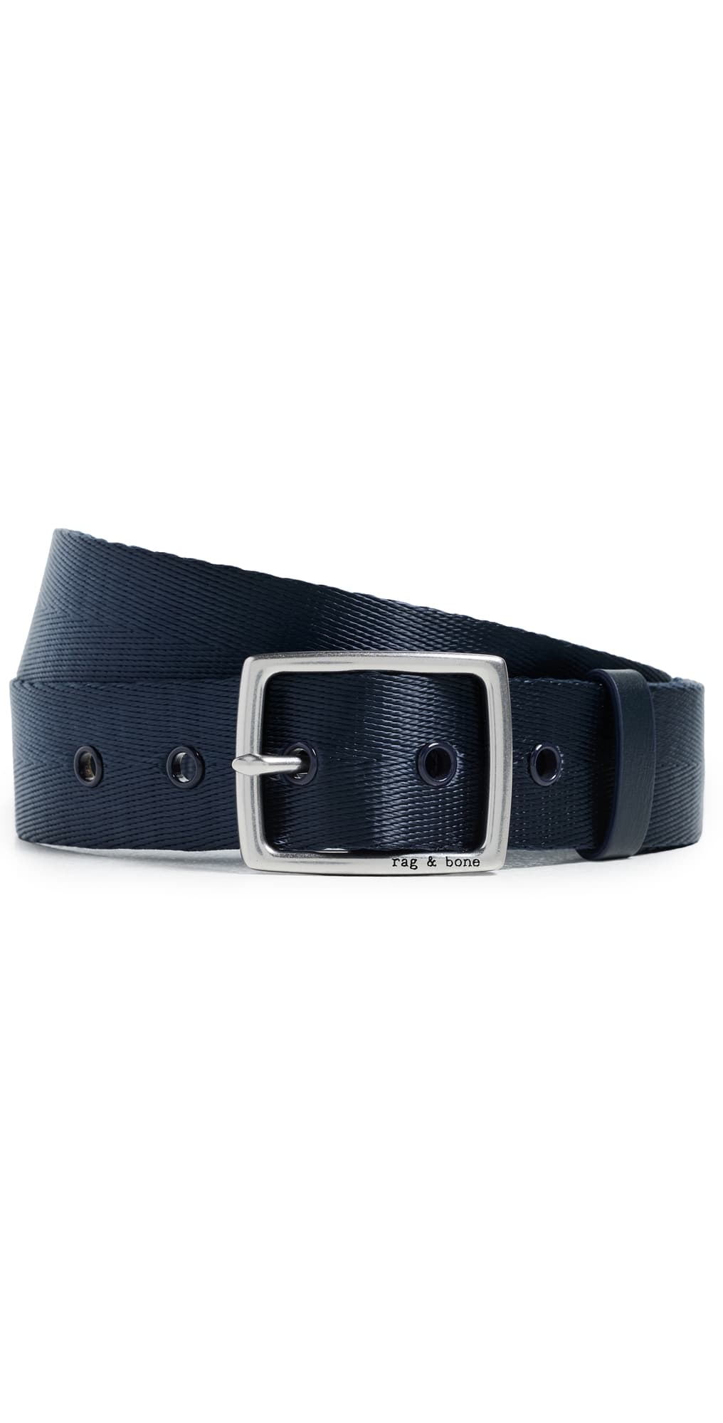 rag & bone Sport Boyfriend Belt Navy